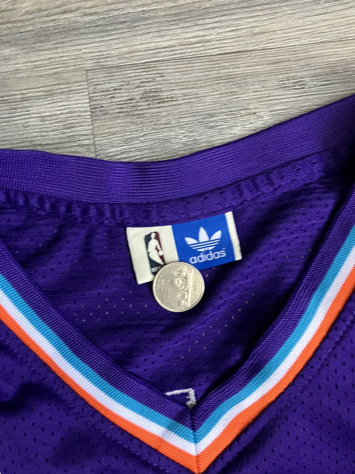 Adidas Utah jazz purple jersey John Stockton size S Size US S / EU 44-46 / 1 - 3 Thumbnail