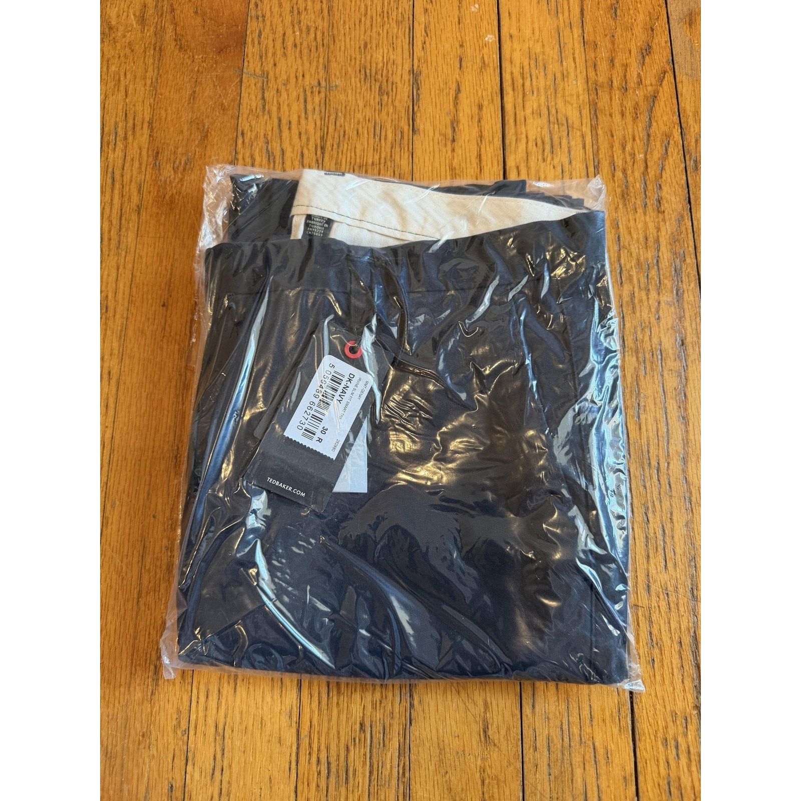 Ted Baker Ted Baker Mens Irvine Slim Fit Dress Trousers 30 Dark Navy Size US 30 / EU 46 - 2 Thumbnail