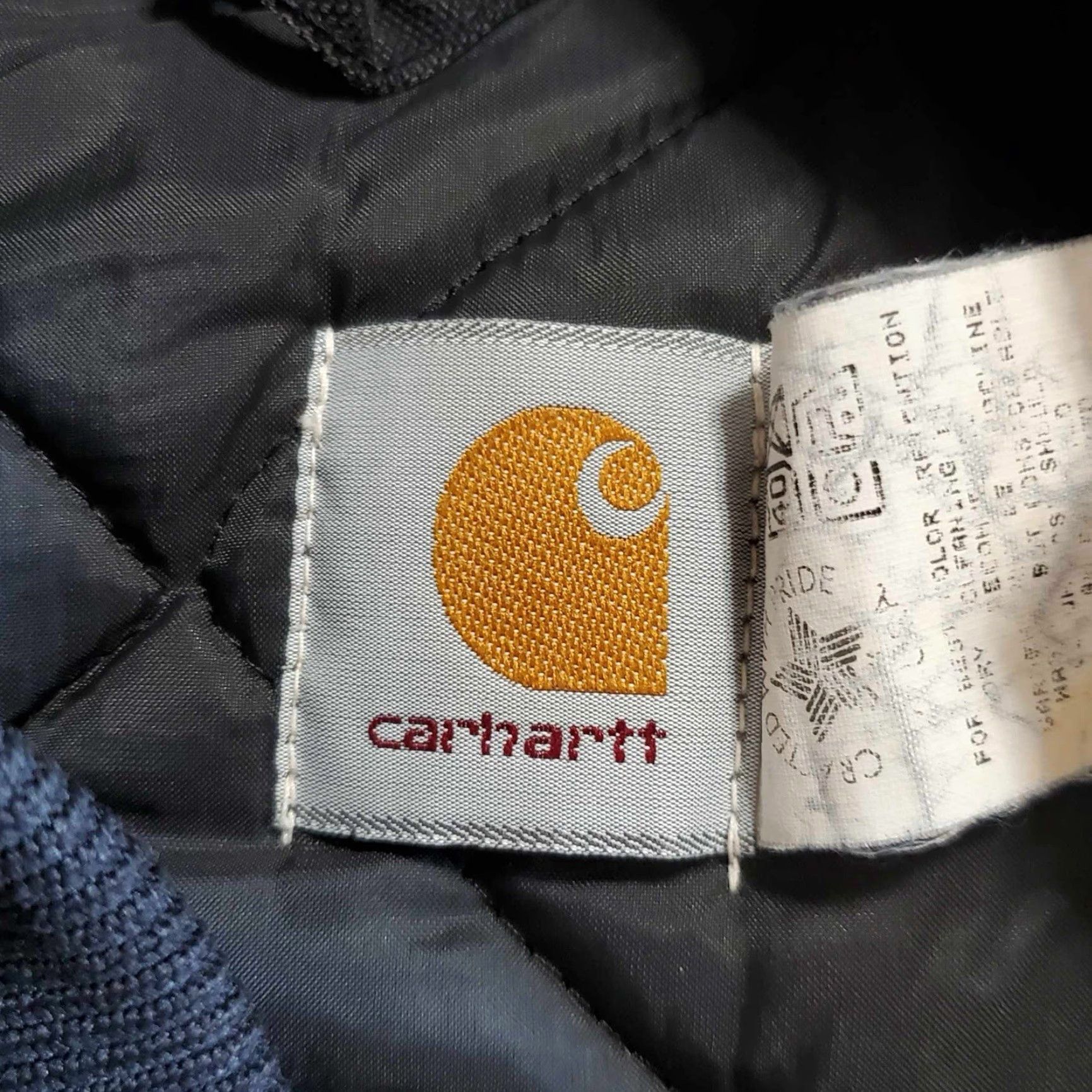 Carhartt VINTAGE Carhartt Vest Union Made Black L Men USA 80s 90s Cotton Blend Work RARE Fade Jacket Theme Biker Size US L / EU 52-54 / 3 - 7 Thumbnail
