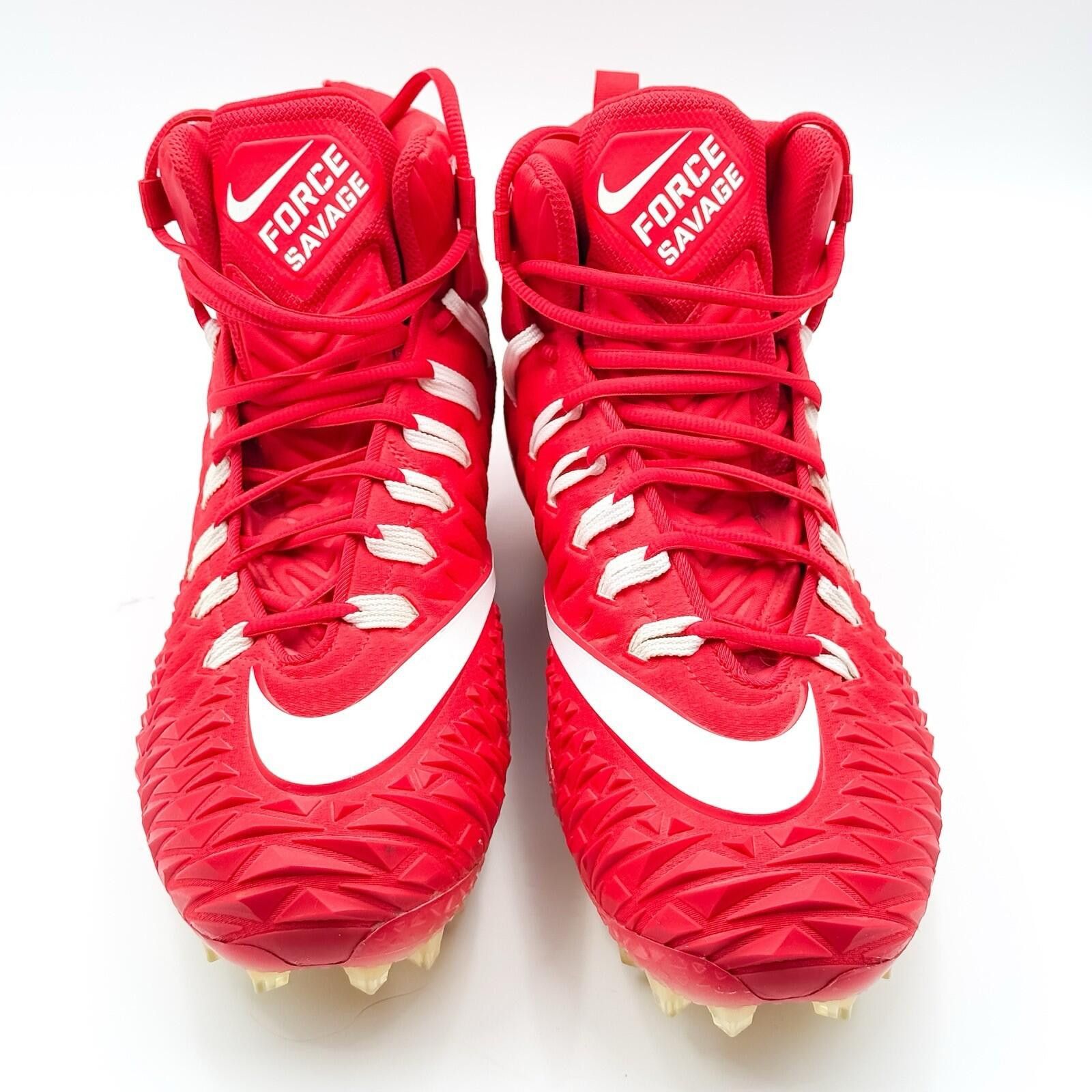 Nike Nike Force Savage Pro 2 Cleats University Red Football M 14 Size US 14 / EU 47 - 2 Thumbnail