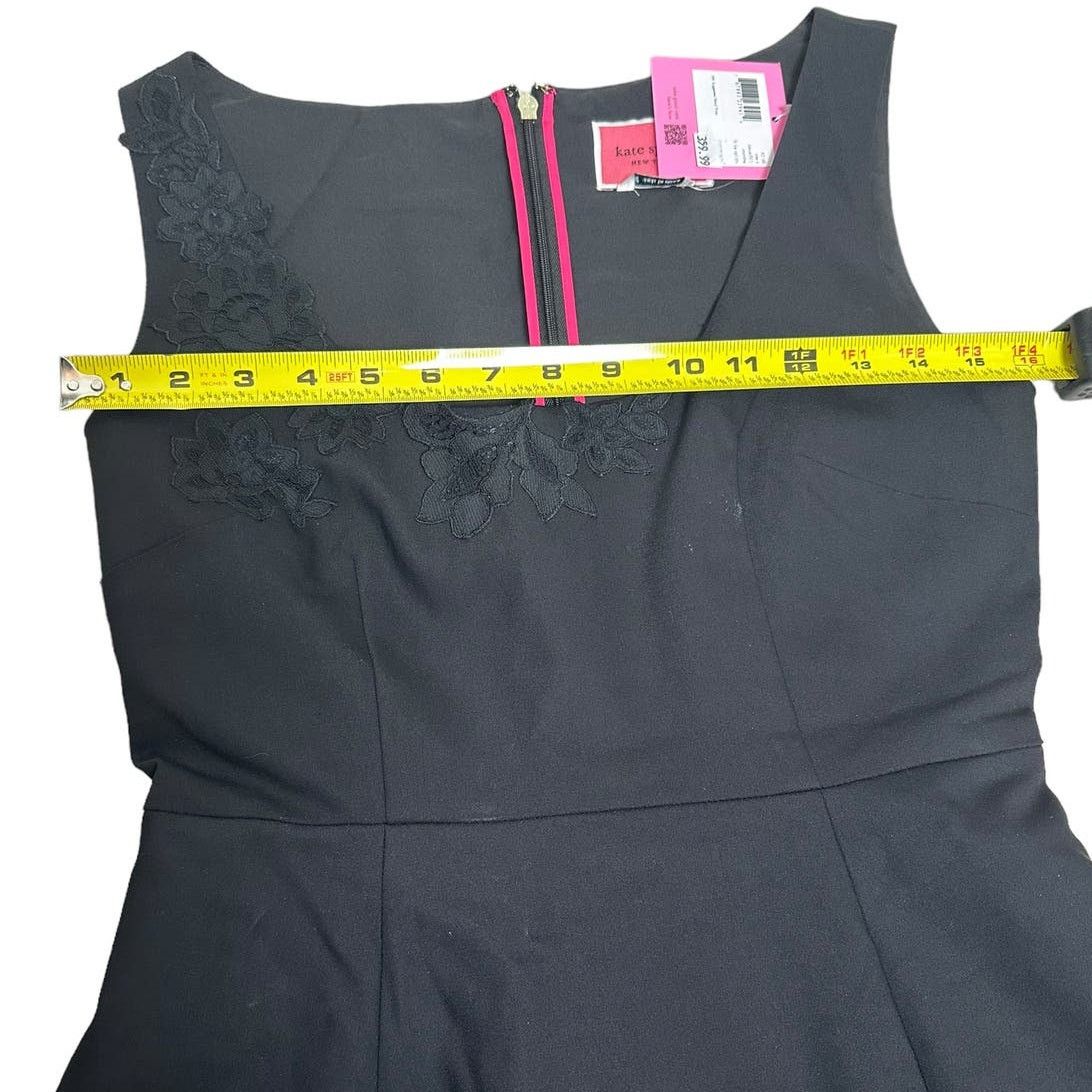 Kate Spade Kate Spade Floral Lace Appliqué Mainline Dress Black Size 6 Size M / US 6-8 / IT 42-44 - 11 Thumbnail