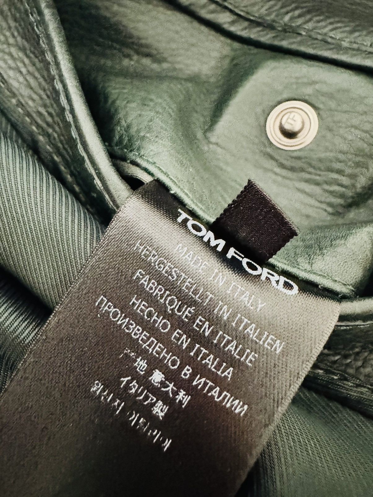 Tom Ford Tom Ford Green Suede Jacket Size US XL / EU 56 / 4 - 9 Thumbnail