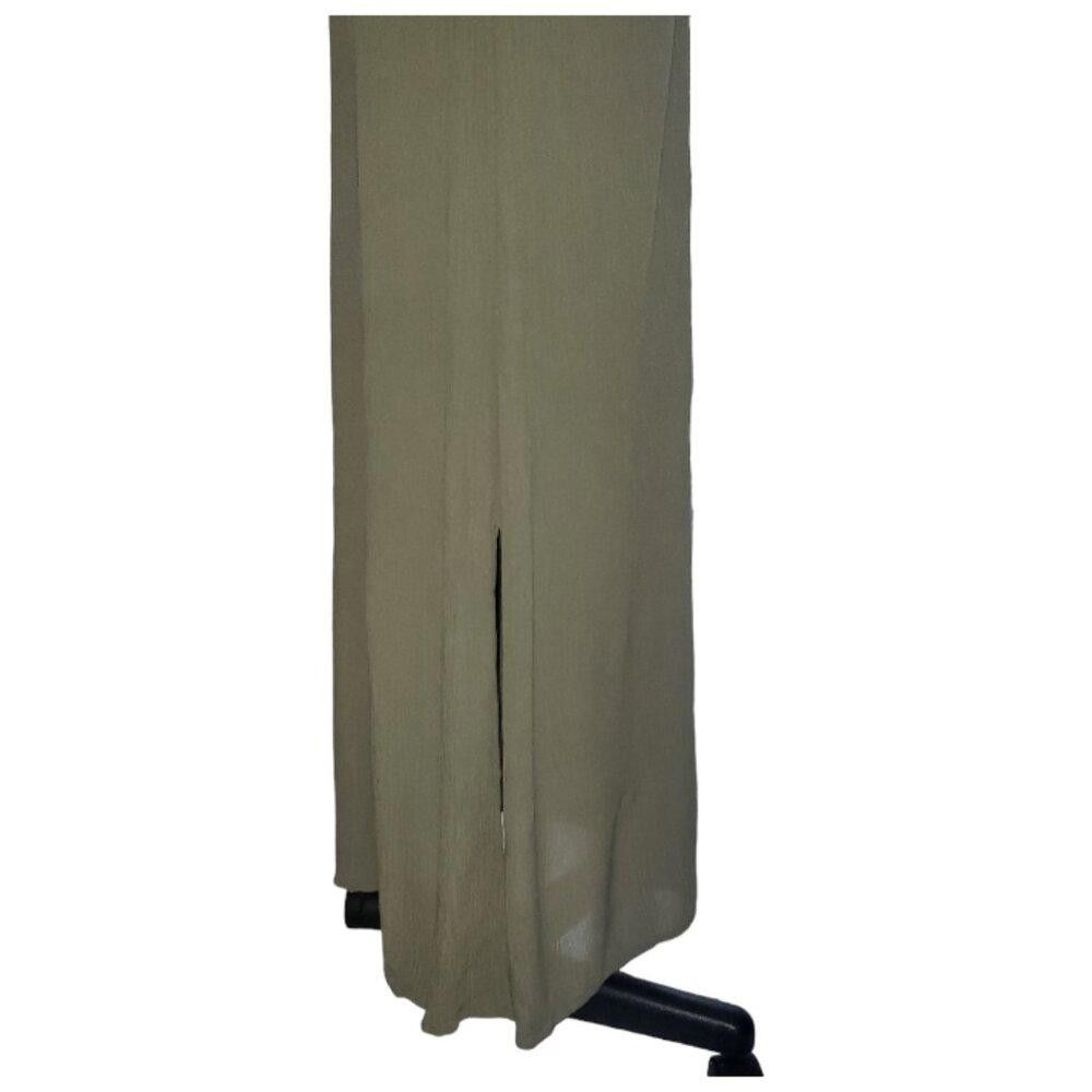Designer CT1572 Soft Surroundings Olive Long Sleeve Maxi Dress M Size M / US 6-8 / IT 42-44 - 6 Thumbnail