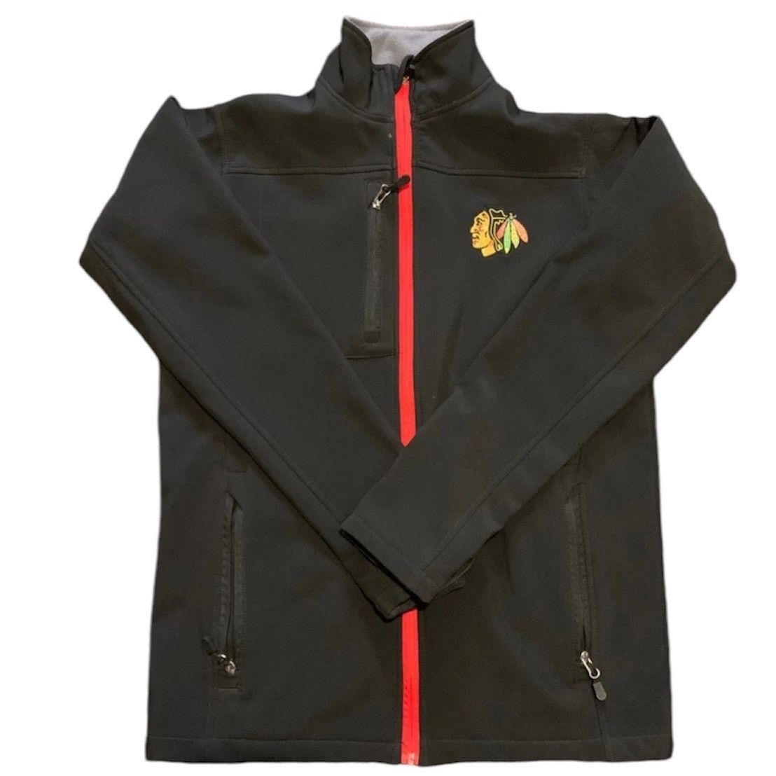 NHL Chicago Blackhawks hockey zip front winter jacket size xl hot