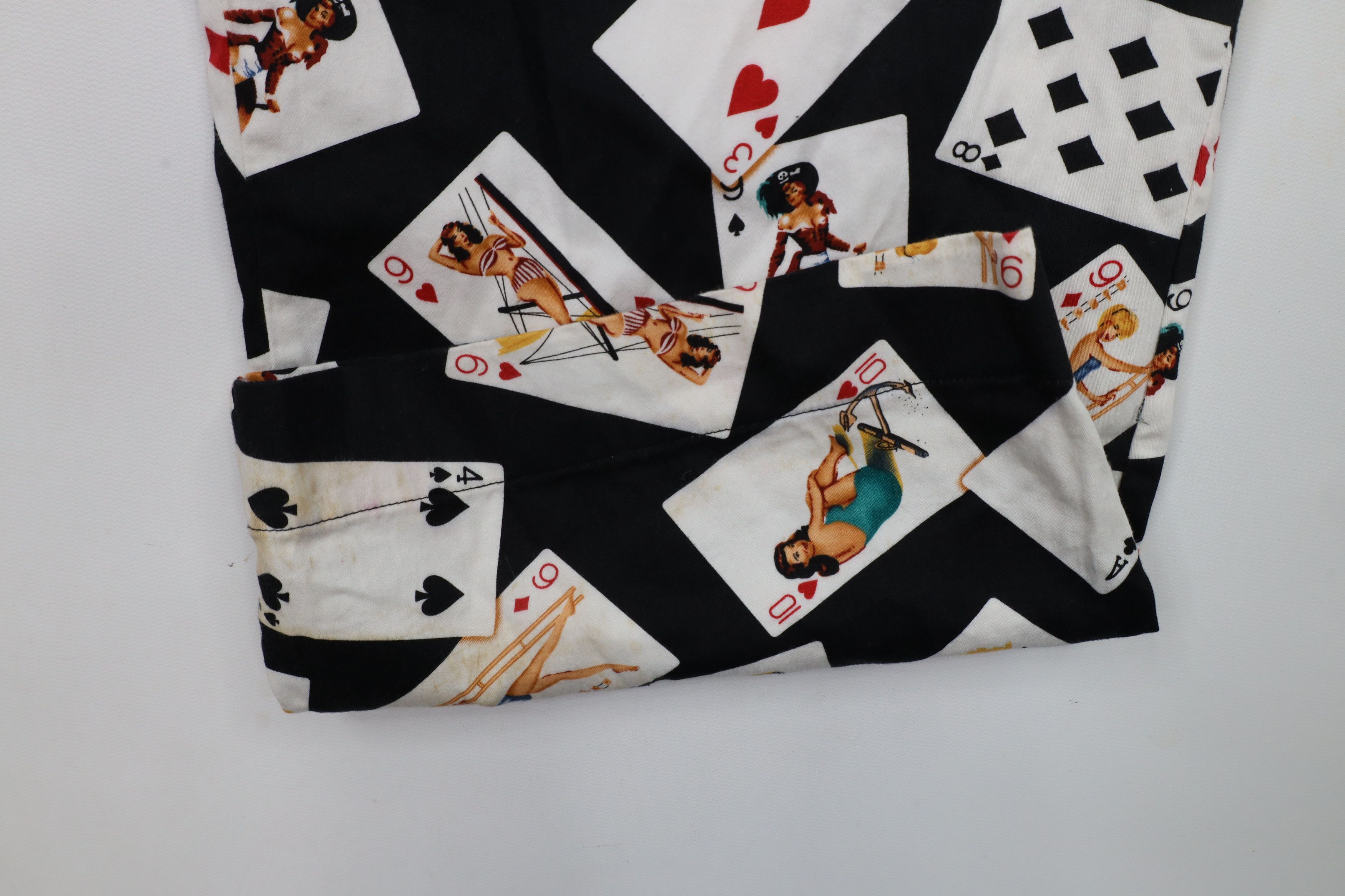 Vintage Loudmouth Golf Pinup Girl Card Poker Golfing Chino Pants Size US 42 / EU 58 - 6 Thumbnail