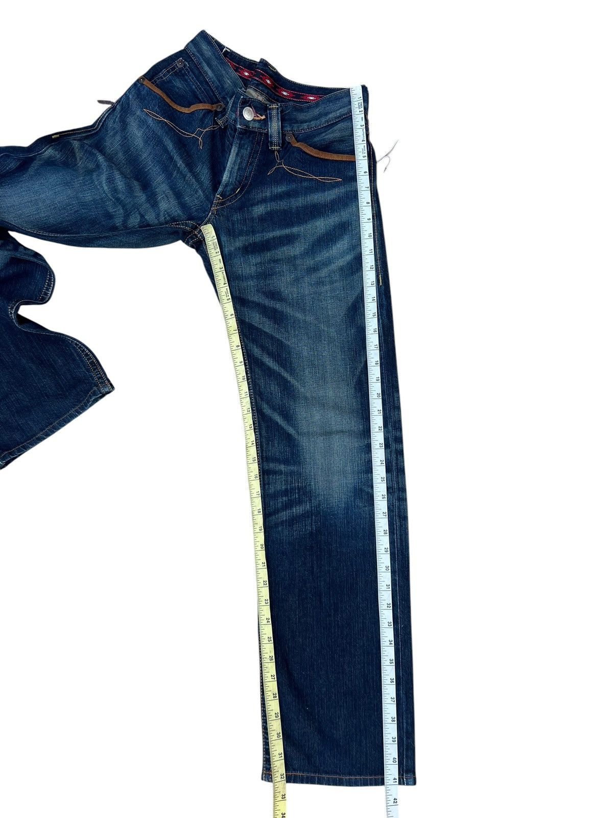 Edwin Y2K Edwin 434XVS Exclusive Vintage Claw Mark Denim Jeans Size US 29 - 4 Thumbnail