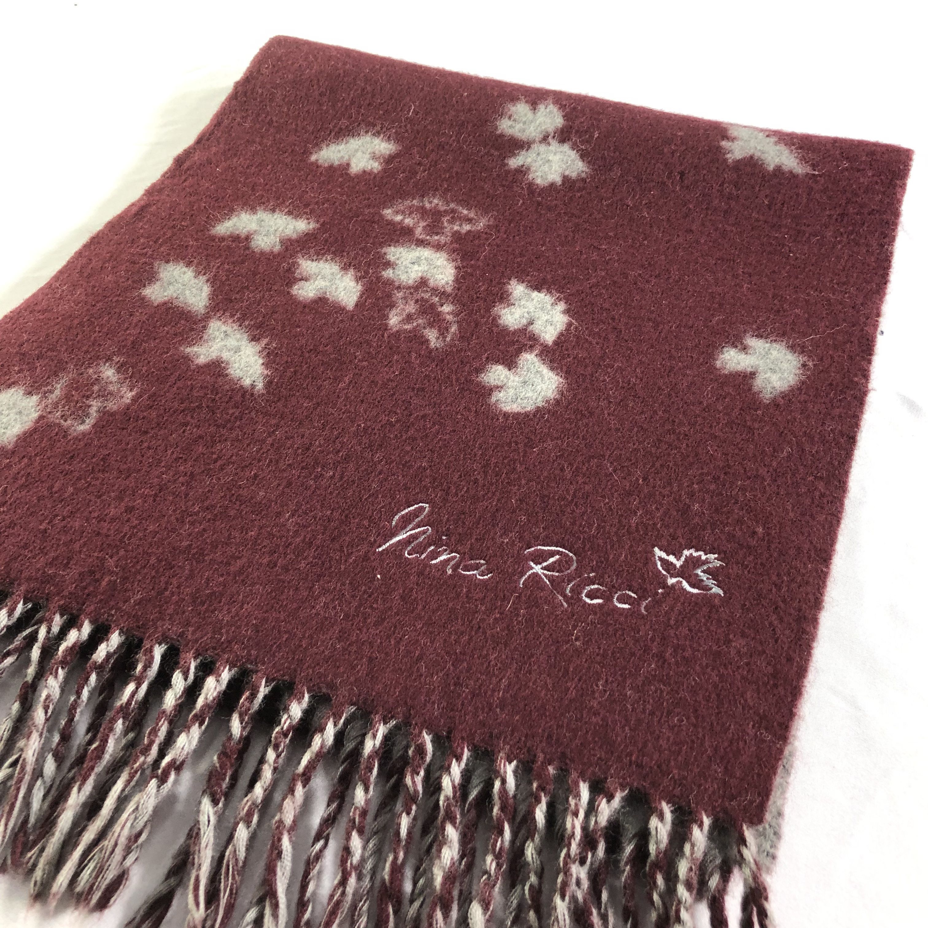 Nina Ricci Nina Ricci Wool Scarf Muffler V2287 Size ONE SIZE - 4 Thumbnail