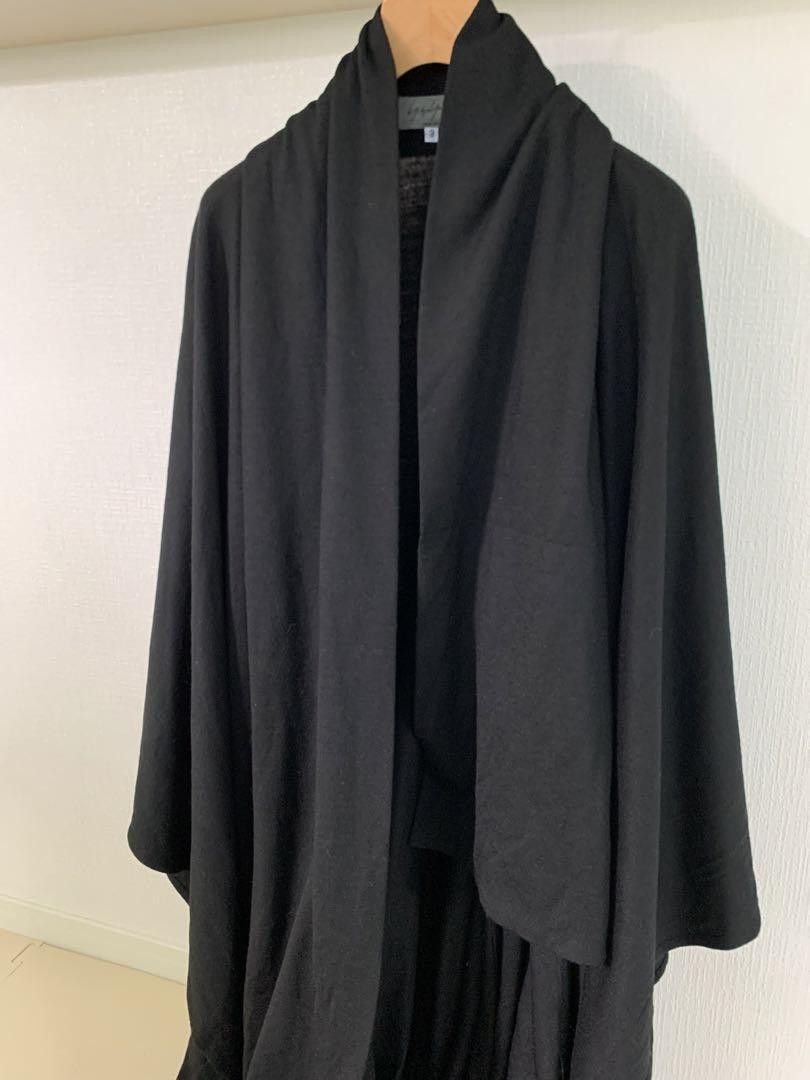 Yohji Yamamoto Yohji Yamamoto POUR HOMME wool cloak coat Size US L / EU 52-54 / 3 - 2 Thumbnail