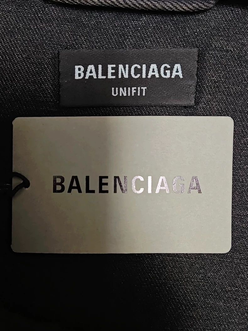Balenciaga Balenciaga Painted Graffiti Double B Luminous Denim Jacket Size US XS / EU 42 / 0 - 4 Thumbnail
