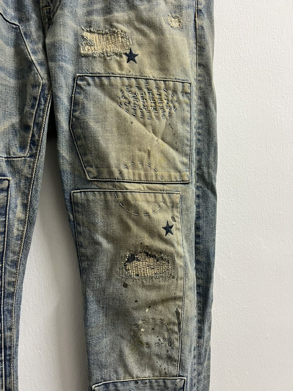 Maison MIHARA YASUHIRO Mihara Yasuhiro Damaged Repair Denim Pants Size US 32 / EU 48 - 5 Thumbnail