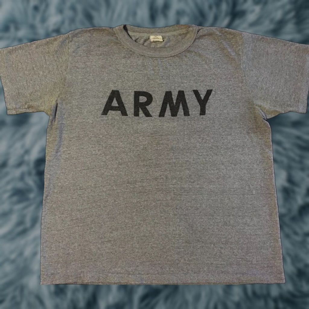 Vintage VINTAGE US Army PFU Shirt M L Gray Short Sleeve Crew Neck Graphic Tee 90s Grunge Punk Marine Nike? Size US M / EU 48-50 / 2 - 1 Thumbnail