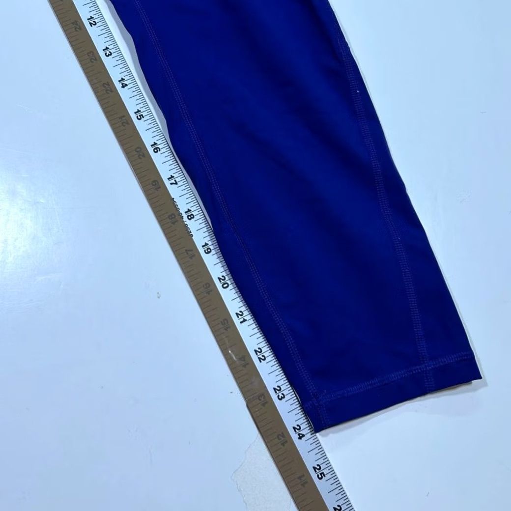 Everlane Everlane Royal Blue High-Waisted Athletic Leggings Yoga Pants Womens Med Size 32" / US 10 / IT 46 - 6 Thumbnail