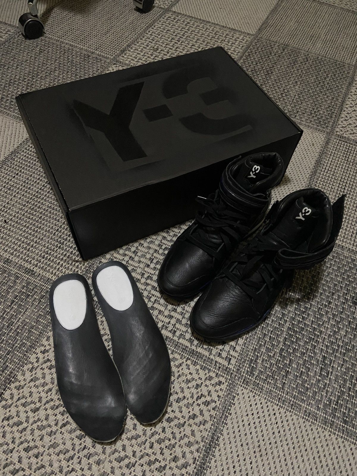 Yohji Yamamoto UNRELEASED Adidas x Yohji Yamamoto Y-3 - RARE SAMPLE PIECE Size US 9.5 / EU 42-43 - 11 Thumbnail