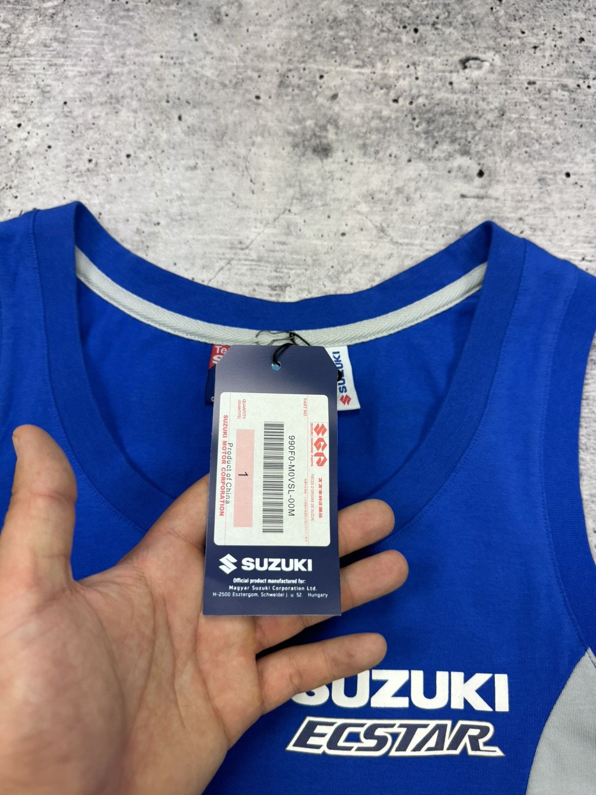 Designer Vintage 90’s Y2K Style Suzuki Tank Top Sleeveless T-Shirt Size US M / EU 48-50 / 2 - 7 Thumbnail