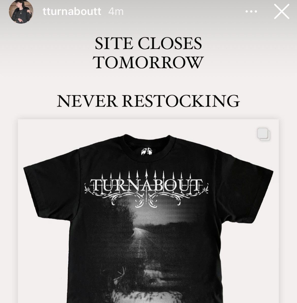 Drain Gang × Haunted Mound Turnabout t shirt XL haunted mound sematary ghost mountain Size US XL / EU 56 / 4 - 2 Thumbnail