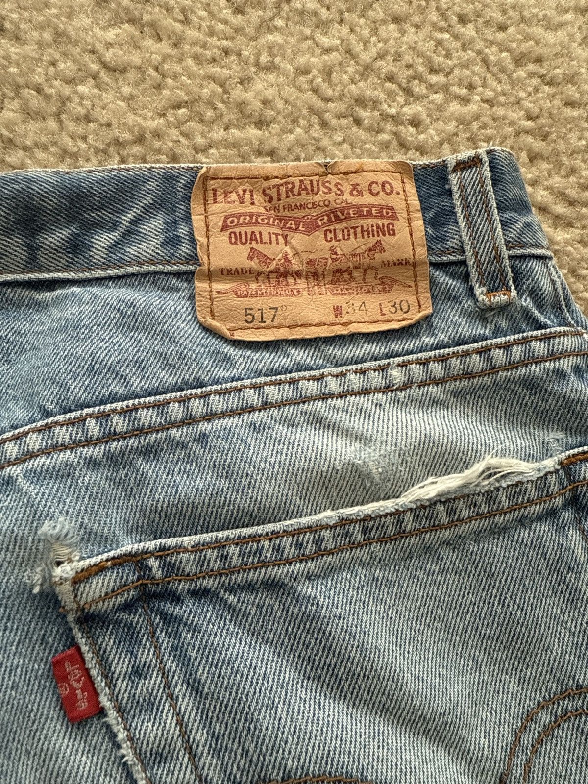 Levi's × Levi's Vintage Clothing × Vintage Vintage Levi’s 517 Boot Cut Denim Size US 34 / EU 50 - 3 Thumbnail