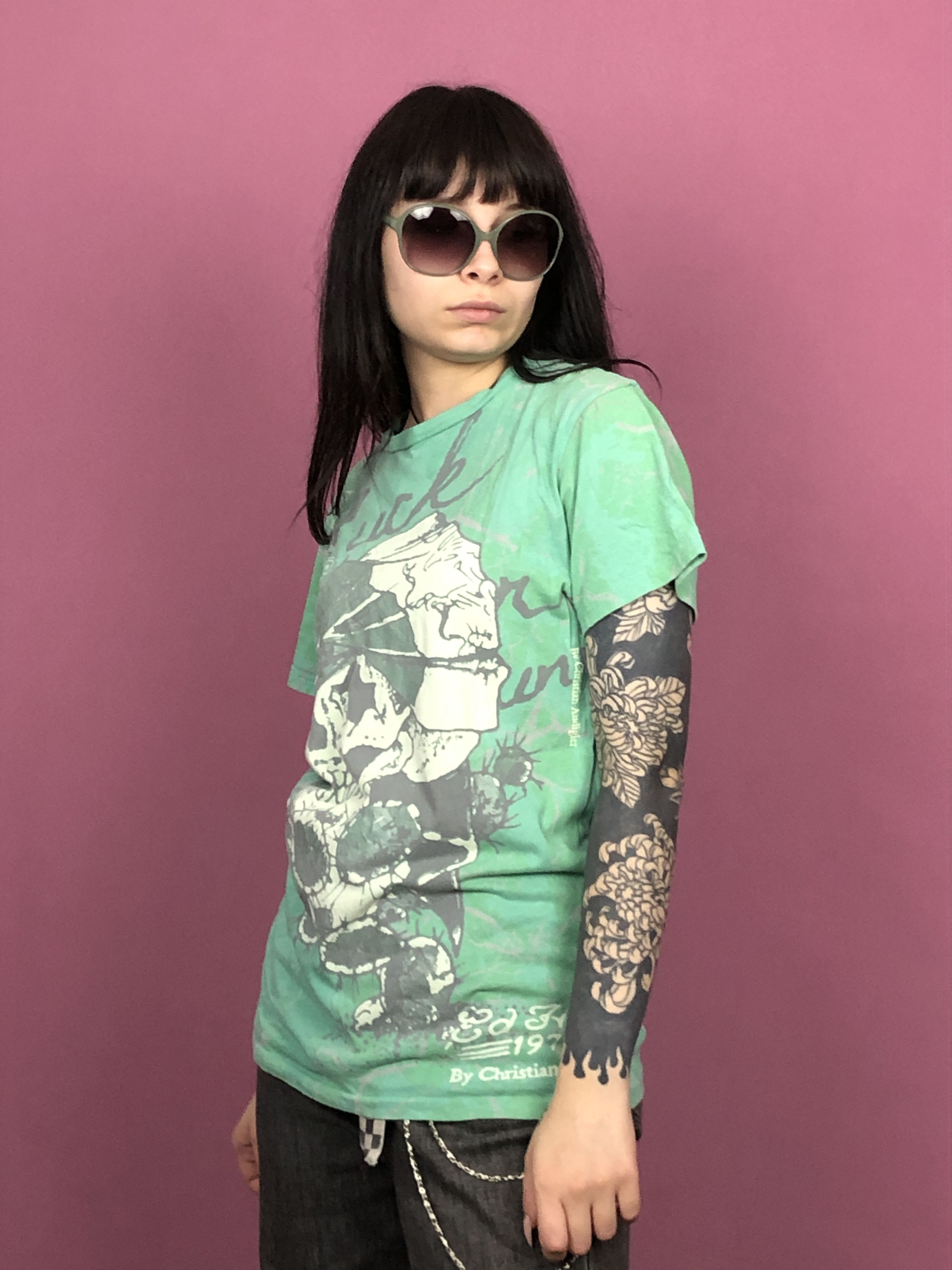 Christian Audigier × Ed Hardy Y2K Ed Hardy Vintage Women's T-Shirt - M Size M / US 6-8 / IT 42-44 - 2 Thumbnail