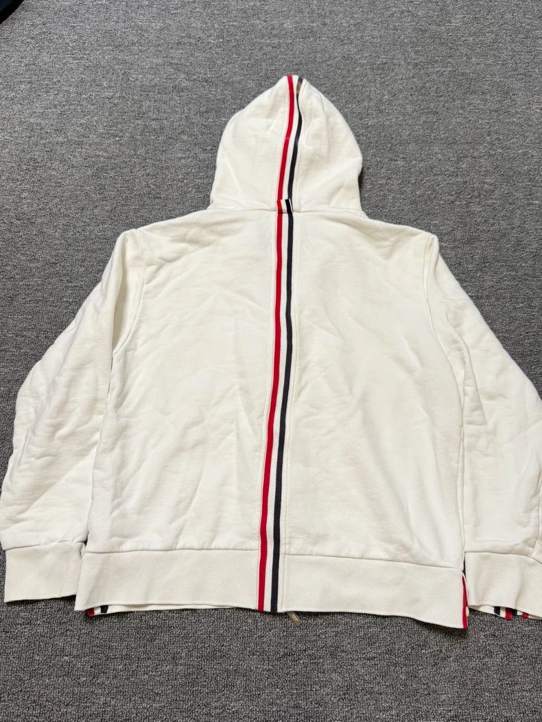 Thom Browne Thom Browne White zip-up jacket Size US M / EU 48-50 / 2 - 2 Thumbnail