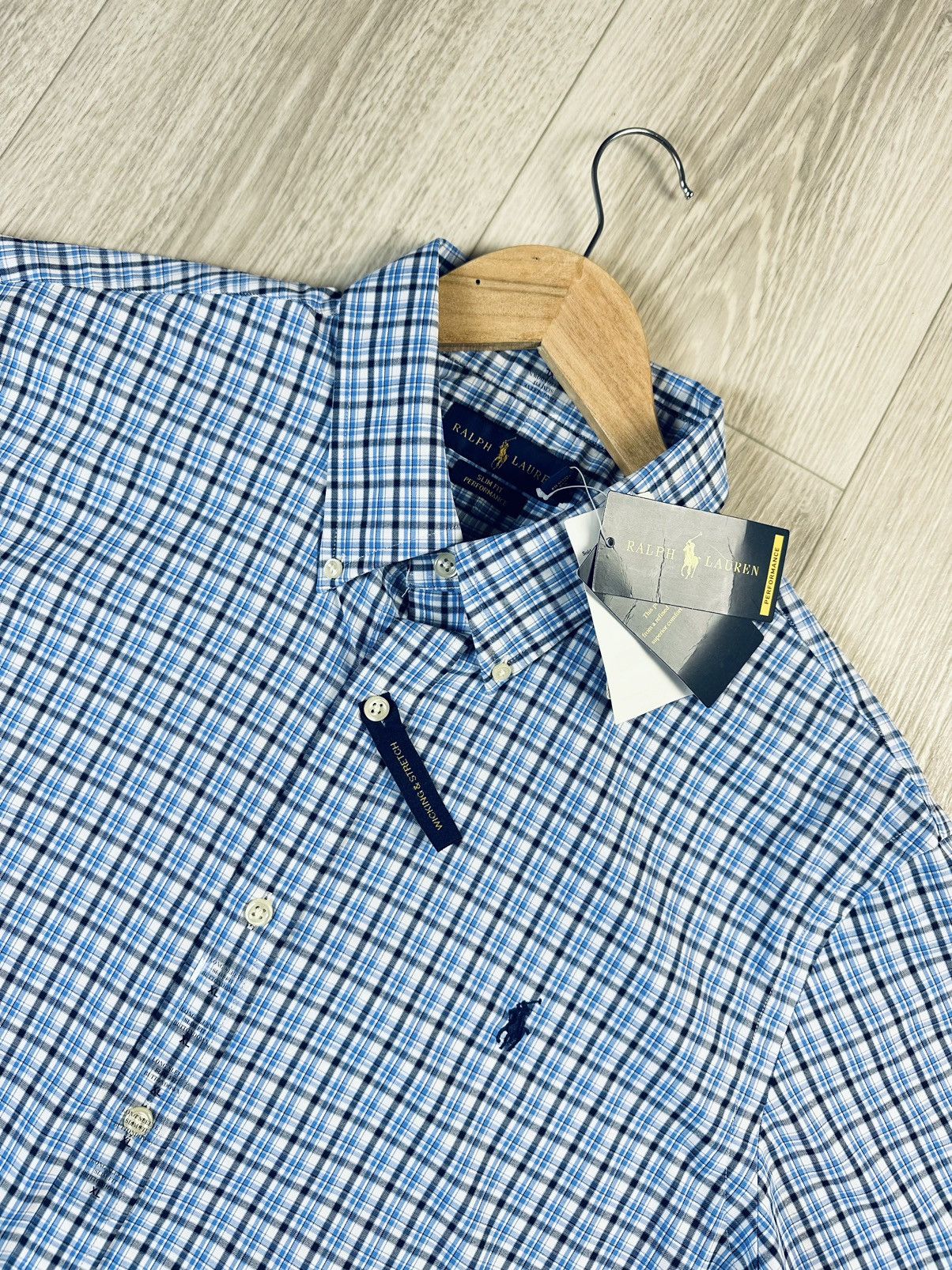 Polo Ralph Lauren New POLO RALPH LAUREN Button Up Shirt Blue Striped Size US XL / EU 56 / 4 - 2 Thumbnail