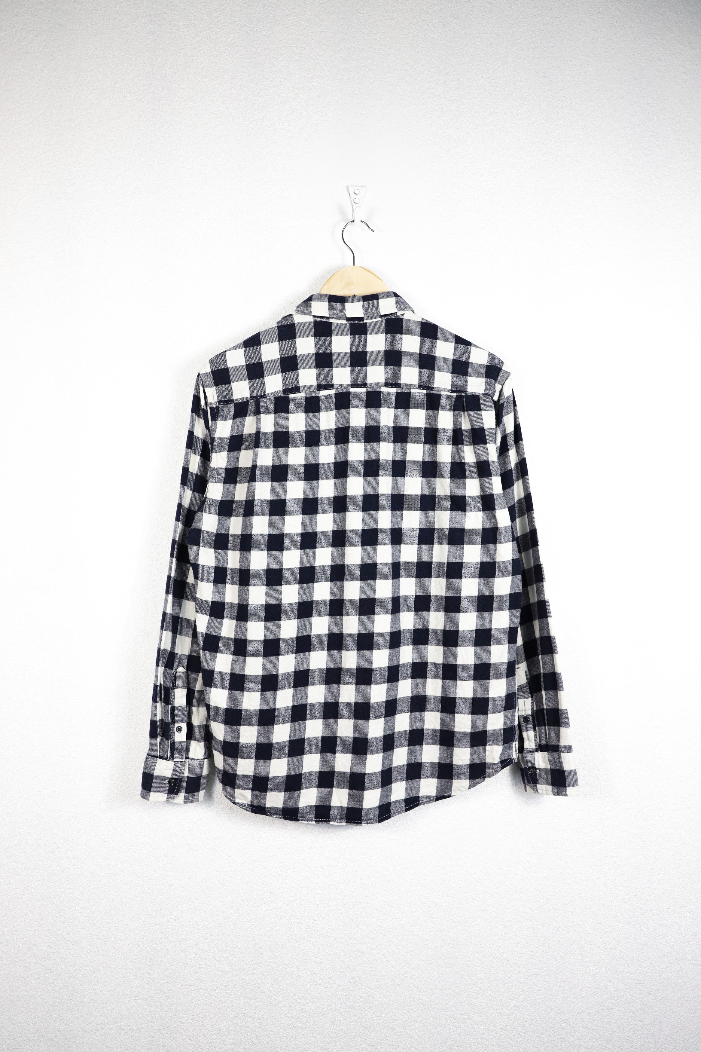 Global Work Global Work Kemeja Black White Check Flannel Shirt Size US S / EU 44-46 / 1 - 7 Thumbnail