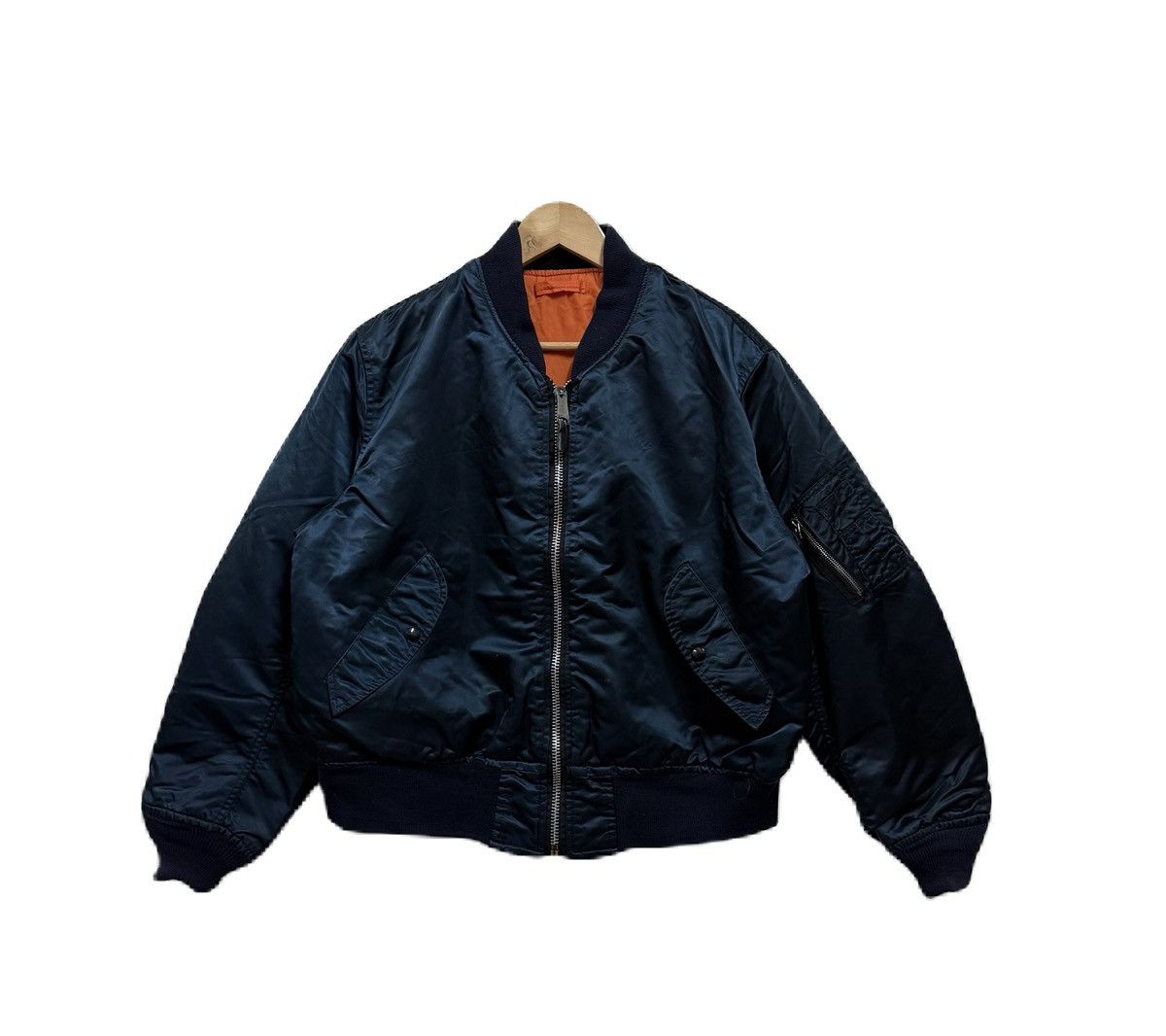 Alpha Industries Vintage Corinth MFG Ma1 Bomber Jacket Reversible Size US XL / EU 56 / 4 - 1 Thumbnail