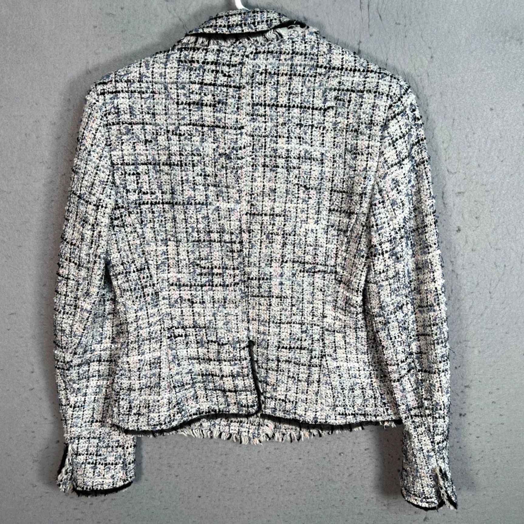 Anne Klein VINTAGE Anne Klein Blazer Womens Tweed Black & White Size 4 Classic Design Size S / US 4 / IT 40 - 2 Thumbnail