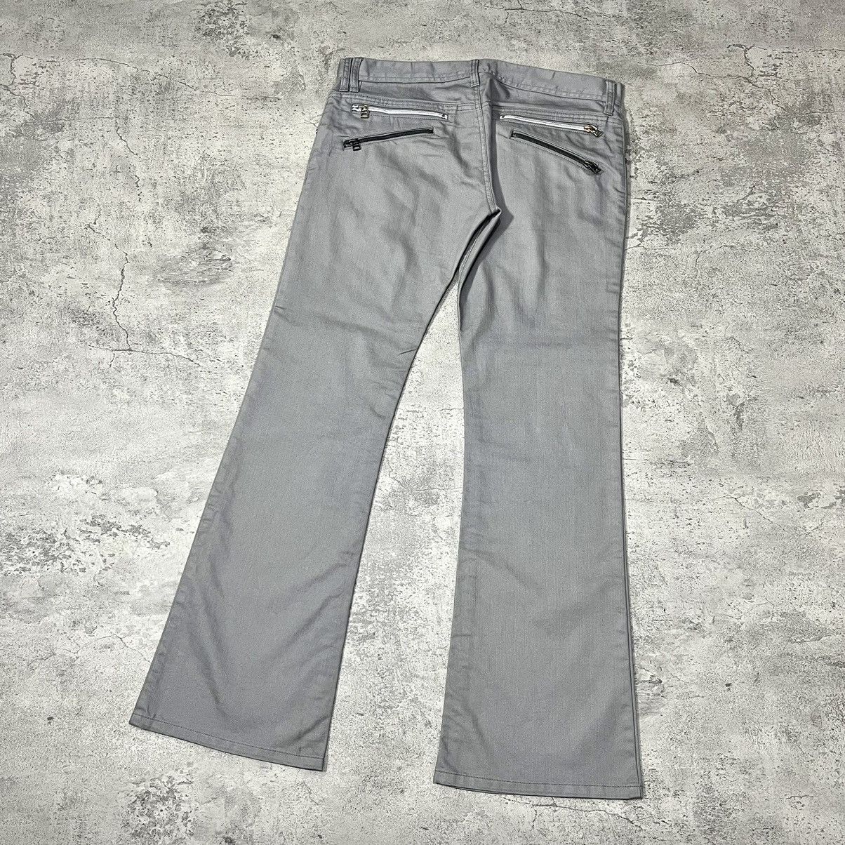 semanticdesign Semantic Design Tactical Zip Flared Trousers - Grey Size US 33 - 1 Thumbnail