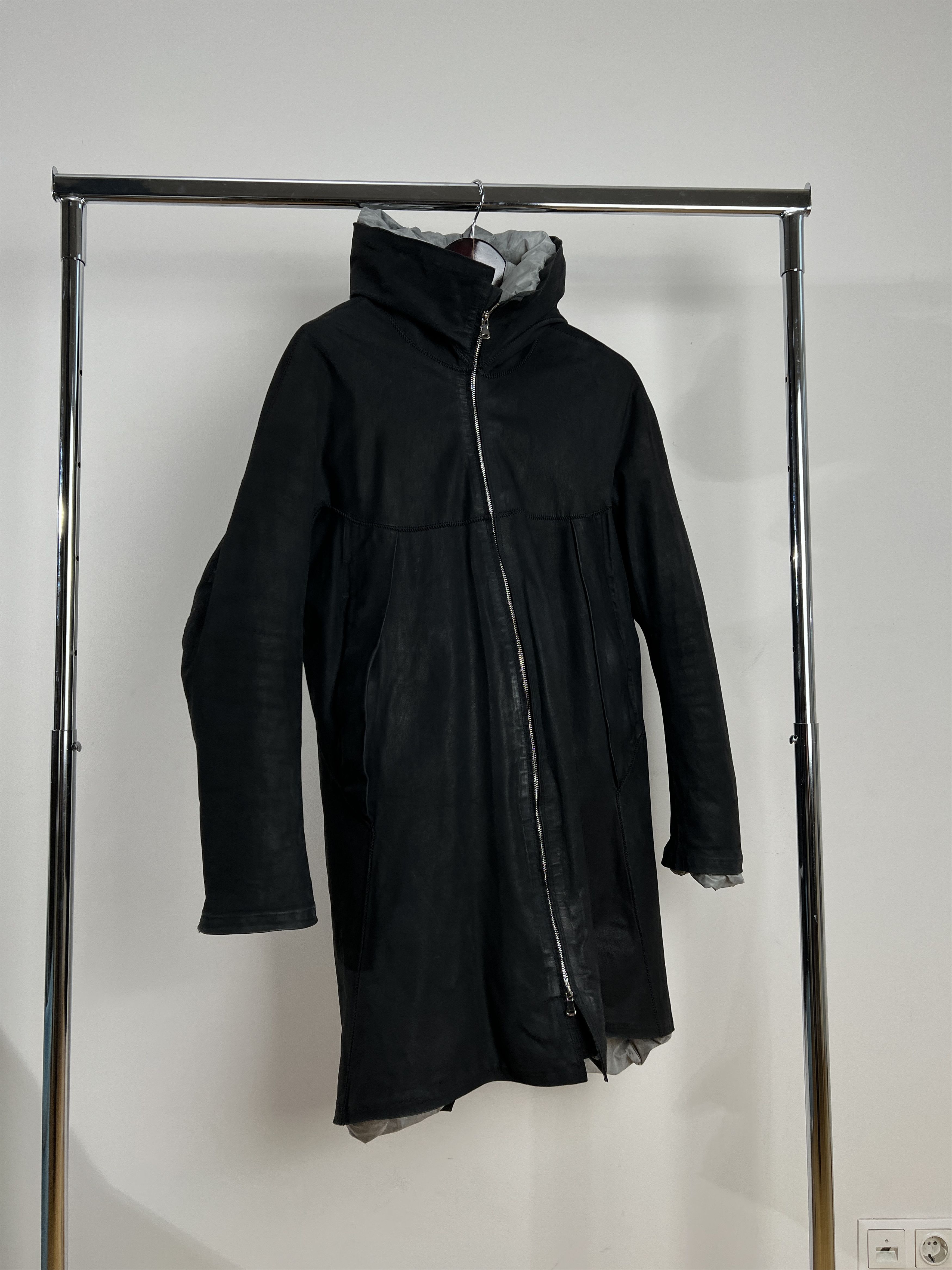 Isaac Sellam Experience ISAAC SELLAM EXPERIENCE LEATHER LONG JACKET Size XXL / US 16-18 / IT 52-54 - 12 Thumbnail