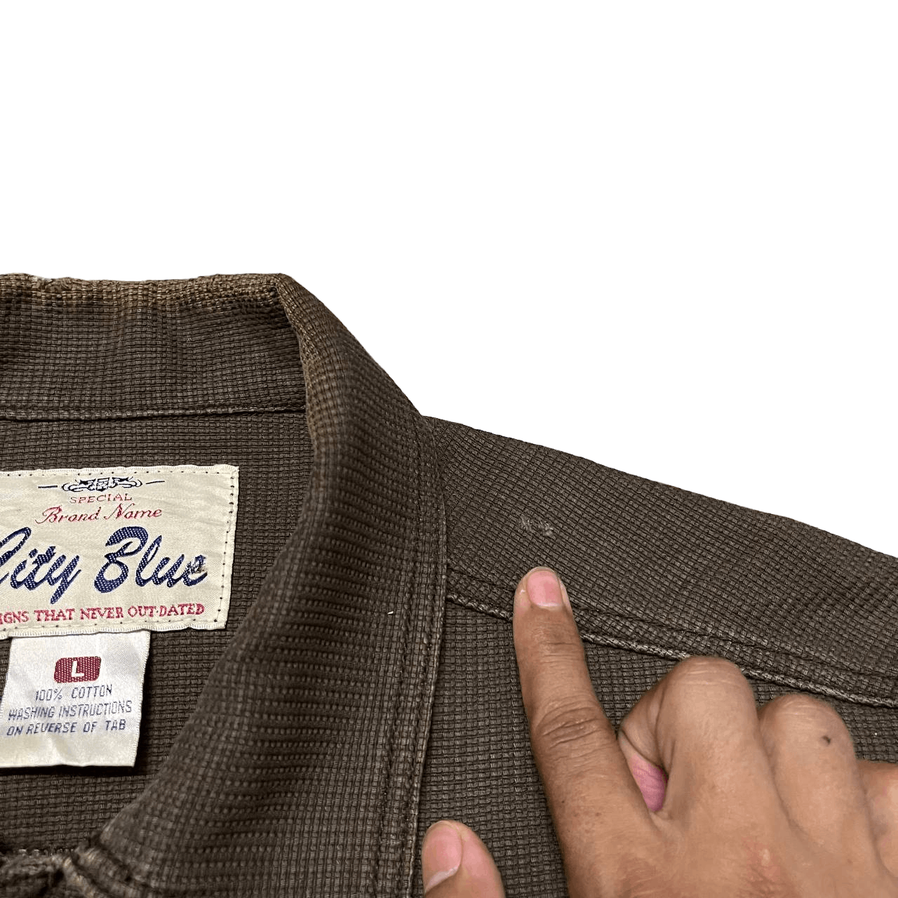 Japanese Brand Vintage City Blue Trucker Jacket Size US L / EU 52-54 / 3 - 7 Thumbnail