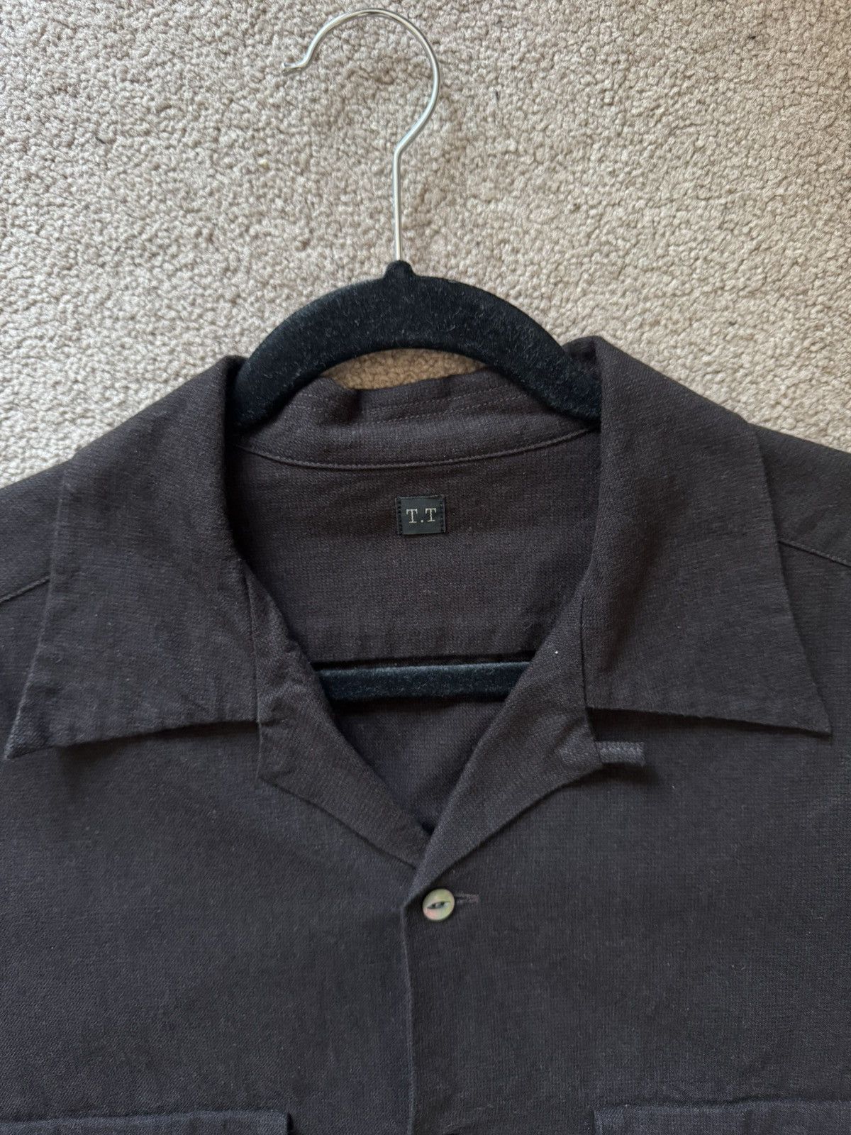Taiga Takahashi Taiga Takahashi Lot 101 Open Collar Shirt Size US L / EU 52-54 / 3 - 3 Thumbnail