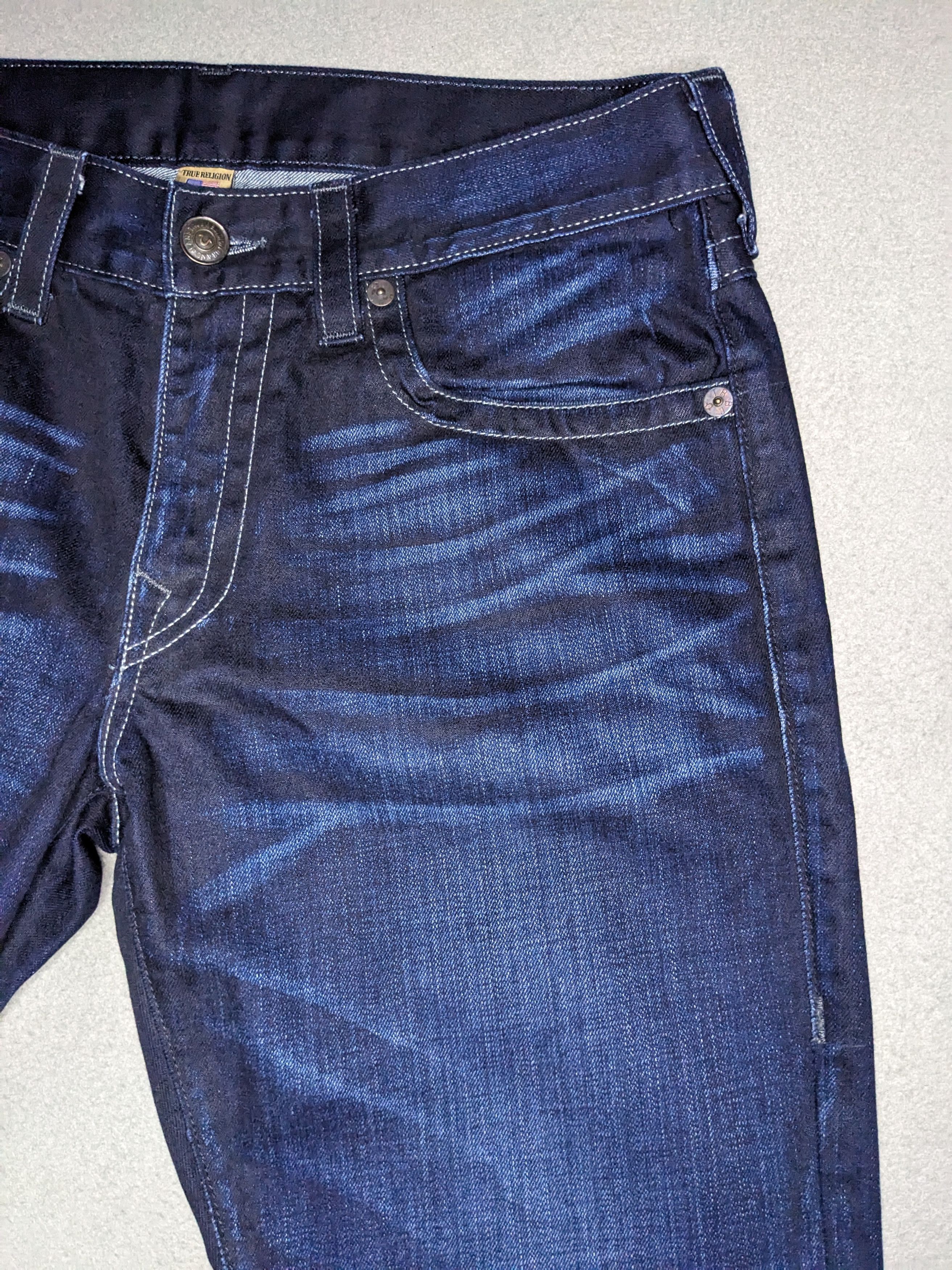 True Religion True Religion Ricky Jeans 34x29 Y2K Whiskered Made USA Size US 34 / EU 50 - 4 Thumbnail