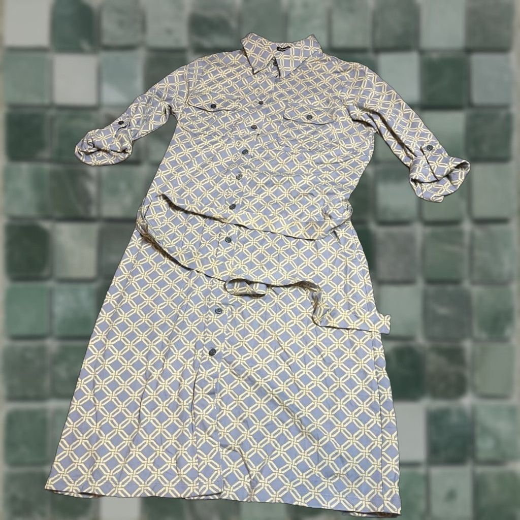 J.McLaughlin VINTAGE J M MCLOUGHLIN Dress Womens XS Button Up Long Sleeve Collared Long Size XS / US 0-2 / IT 36-38 - 1 Thumbnail