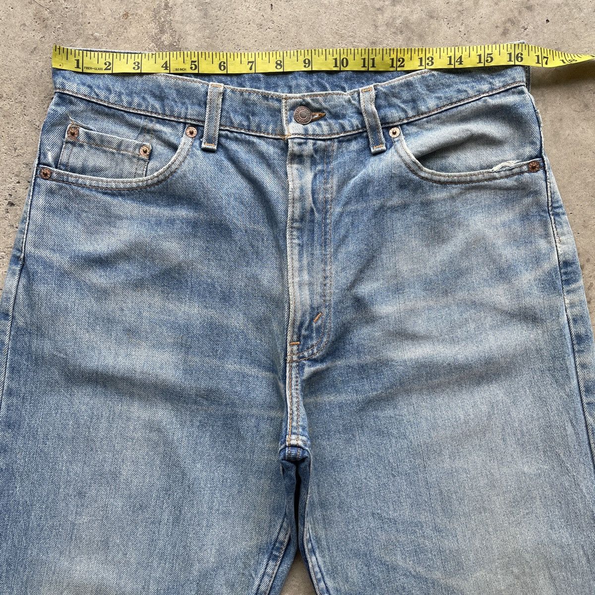 Jean Vintage Levi’s 510 USA Distressed Faded Jeans Pants Denim Size US 33 - 5 Thumbnail