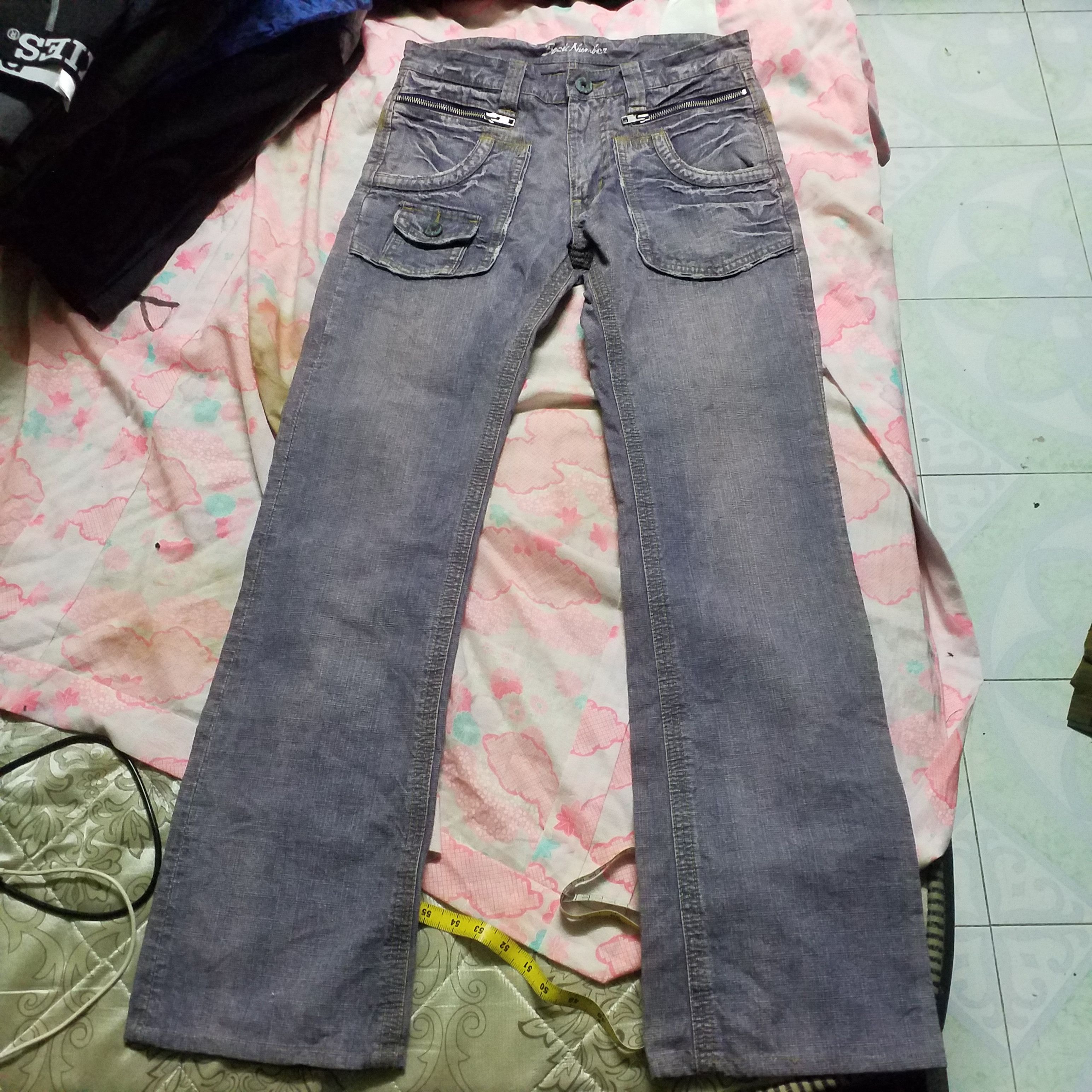 Other BACK NUMBER BUSHPANT JEANS FLARE LIGHT PURPLE Size 30" / US 8 / IT 44 - 1 Thumbnail