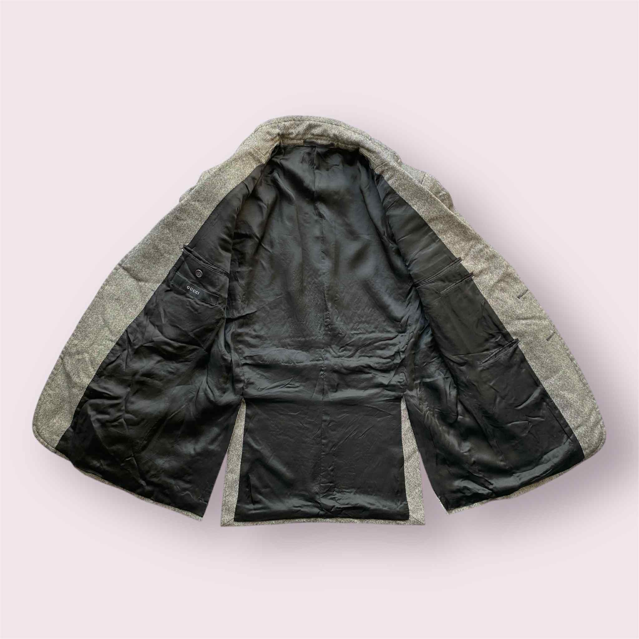 Gucci Gucci Mens Blazer Official Viscose Lana Wool Size M Size 38R - 3 Thumbnail