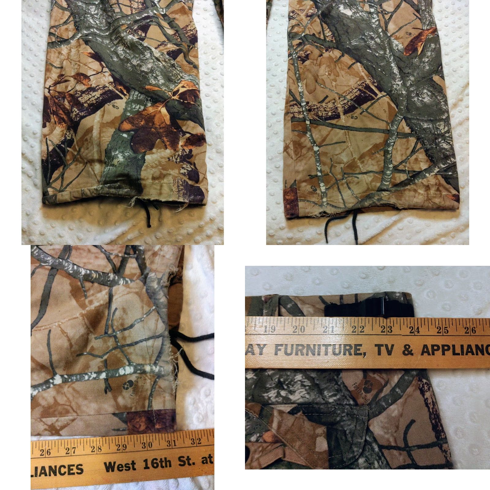 Vintage Outfitters Ridge Pants Mens 3XL Camo Fusion 3-D Cargo Hunting Cotton Zip Fly Pants Casual Workwear Travel Camouflage 3D Army Nature Mens Size US 39 - 8 Thumbnail