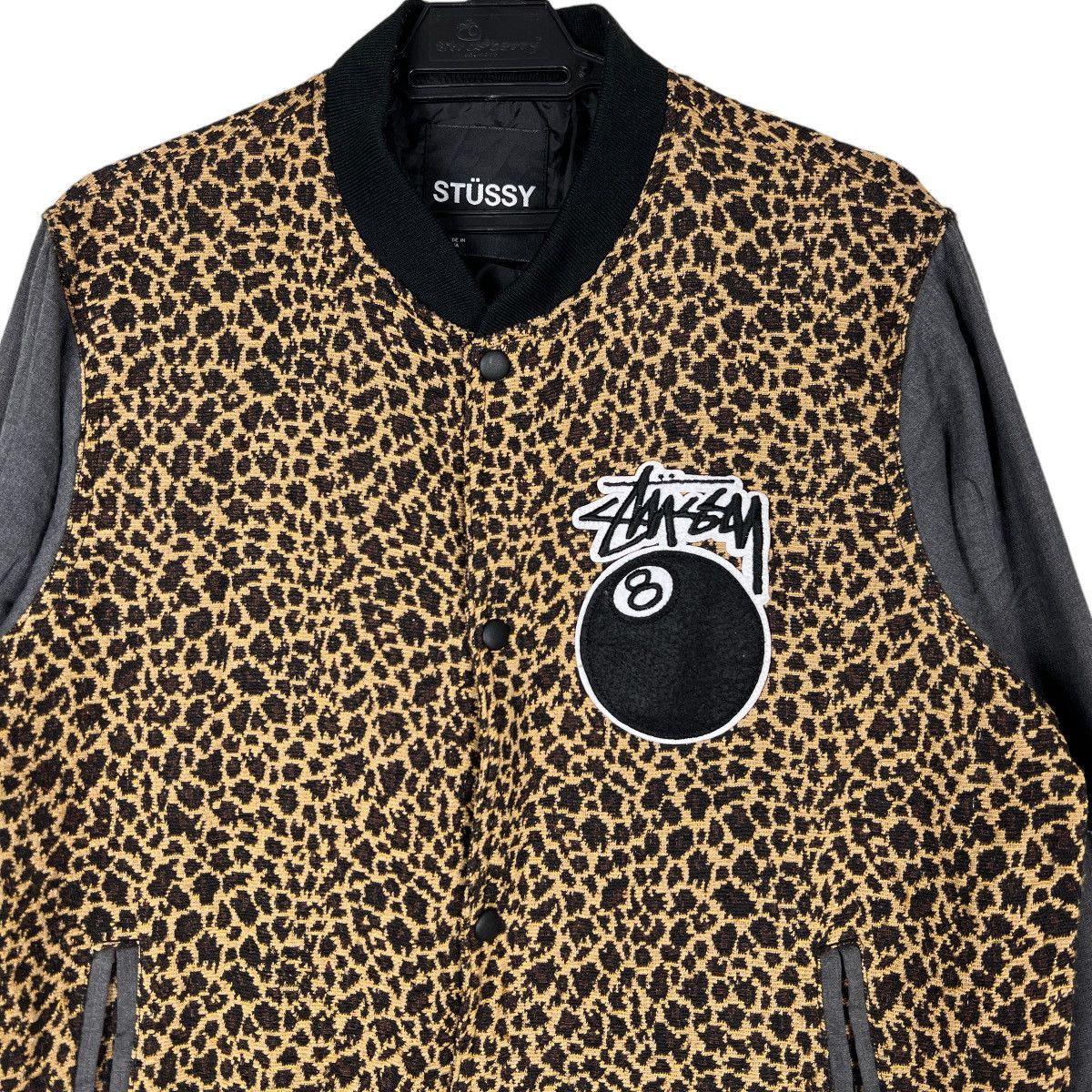 Stussy 🔥 STUSSY 8 BALL LEOPARD BOMBER JACKET Size US L / EU 52-54 / 3 - 4 Thumbnail