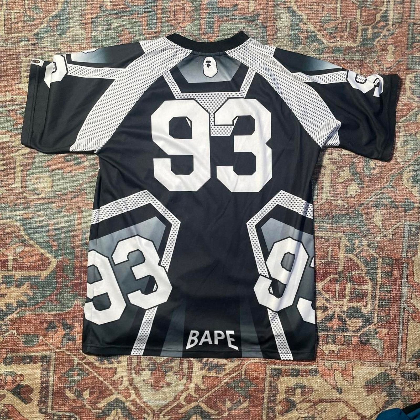 Bape Bape Racing Jersey Black and White Size US XL / EU 56 / 4 - 2 Thumbnail