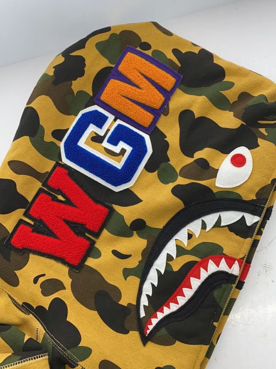 Bape A Bathing Ape 1St Camo Shark Full Zip Cotton Hoodie Camel Size US XXL / EU 58 / 5 - 5 Thumbnail
