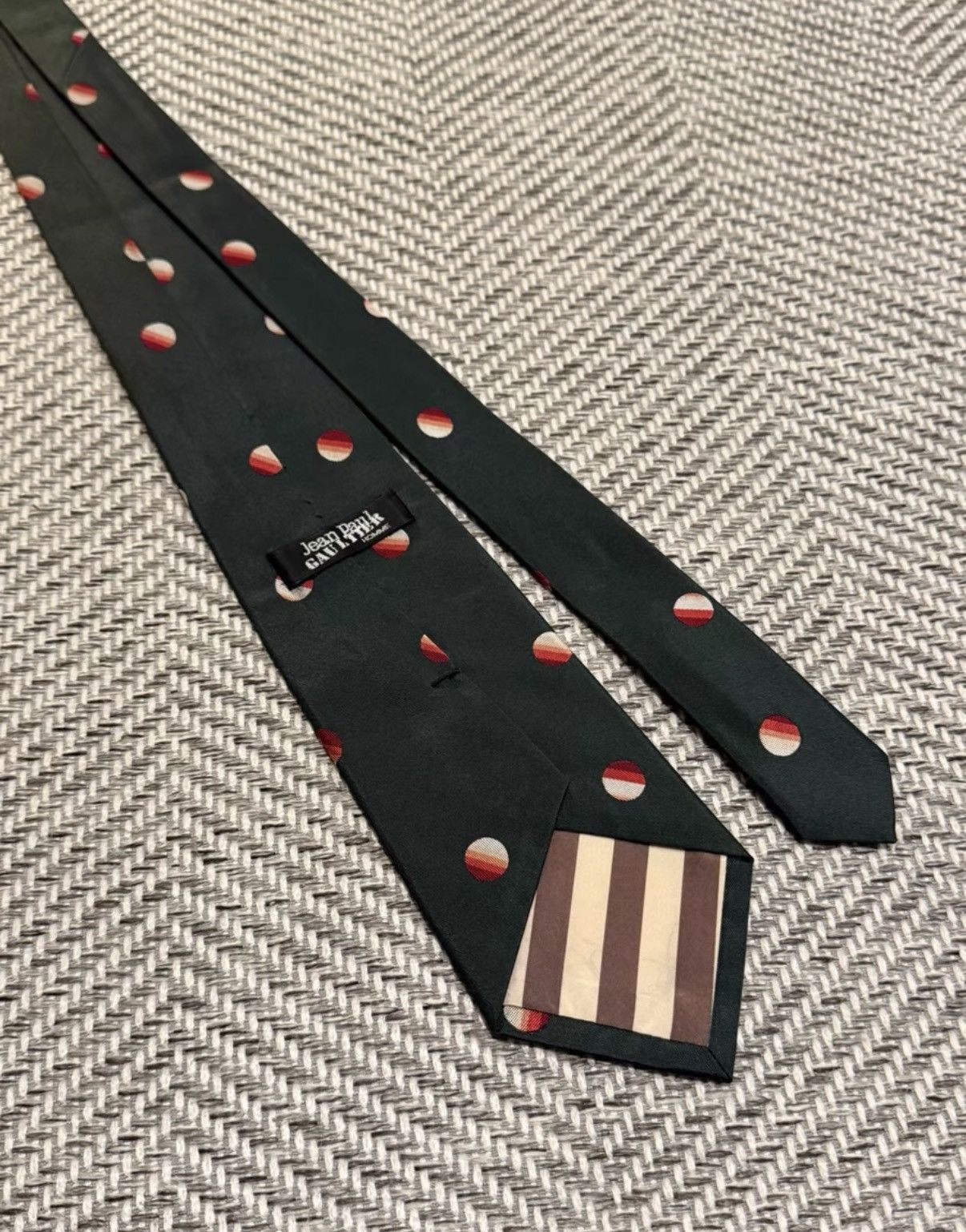 Jean Paul Gaultier Jean Paul Gaultier Gradient Polka Dot Tie K24 Size ONE SIZE - 4 Thumbnail