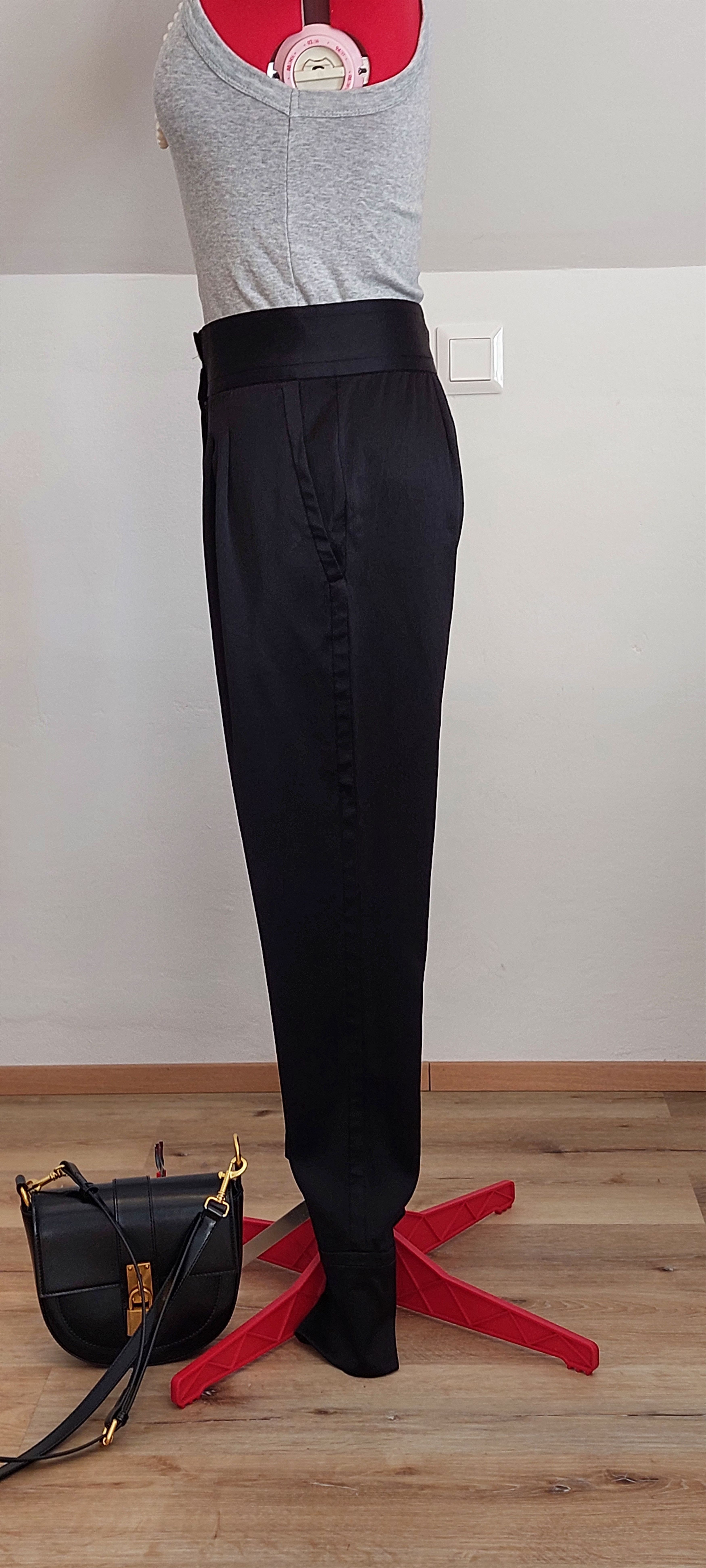 Diane von Furstenberg Harem Pants Black 2000s – Diane von Furstenberg Size 27" / US 4 / IT 40 - 3 Thumbnail