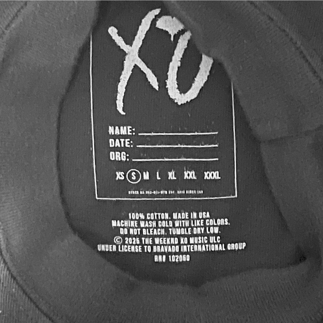 The Weeknd New The 3rd and Final Chapter The Weeknd Hurry Up Tomorrow Size US S / EU 44-46 / 1 - 5 Thumbnail