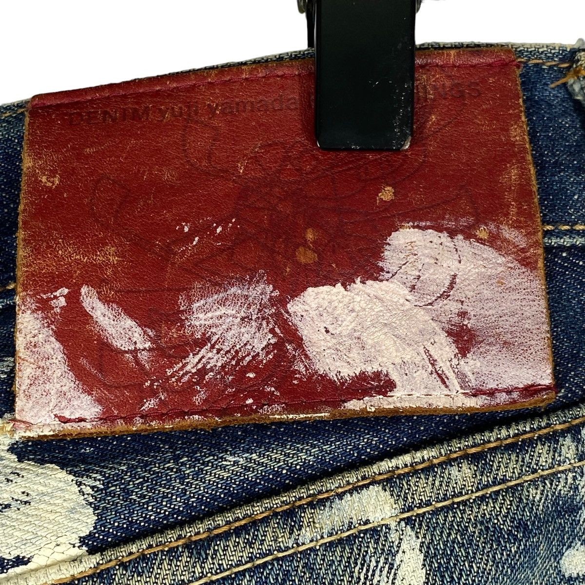 Yuji Yamada Vintage Yuji Yamada Distressed Paint Splatter Jeans Size US 32 / EU 48 - 8 Thumbnail