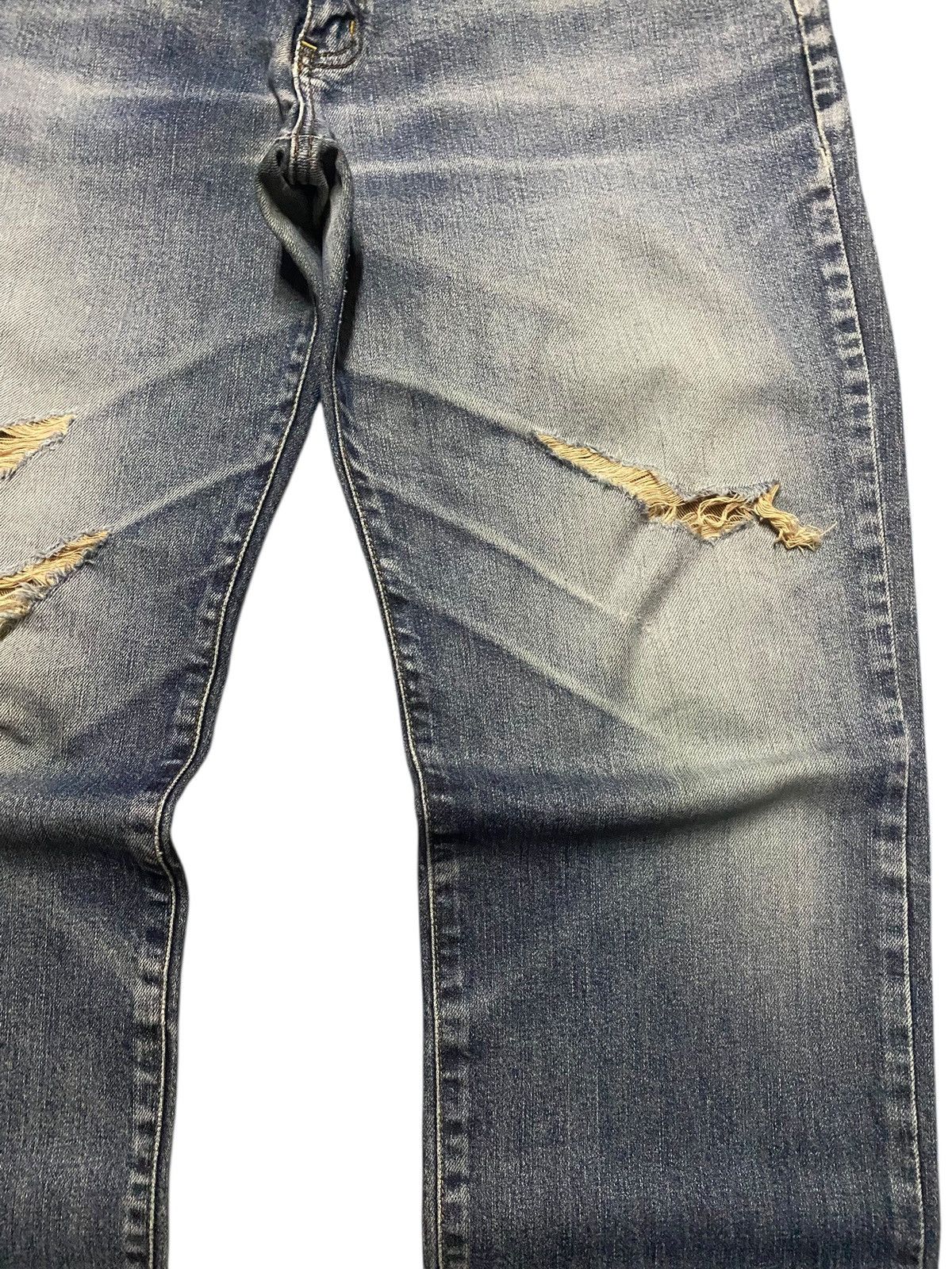 Junya Watanabe Vintage Japanese Brand Edwin Us Classic Distressed Jeans Size US 34 / EU 50 - 8 Thumbnail