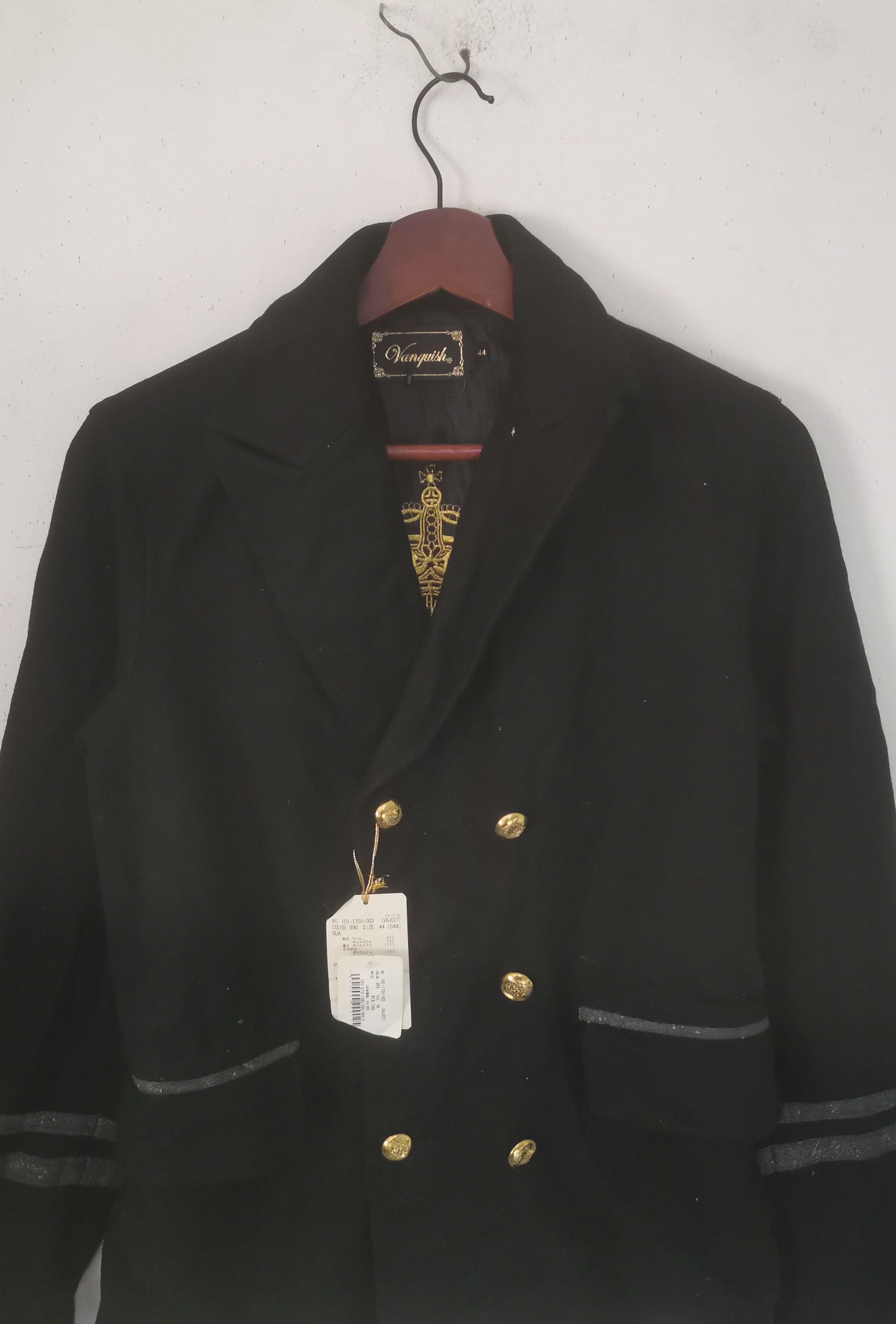 Vanquish Rare Vanquish blazer nice design black colour Size S / US 4 / IT 40 - 2 Thumbnail