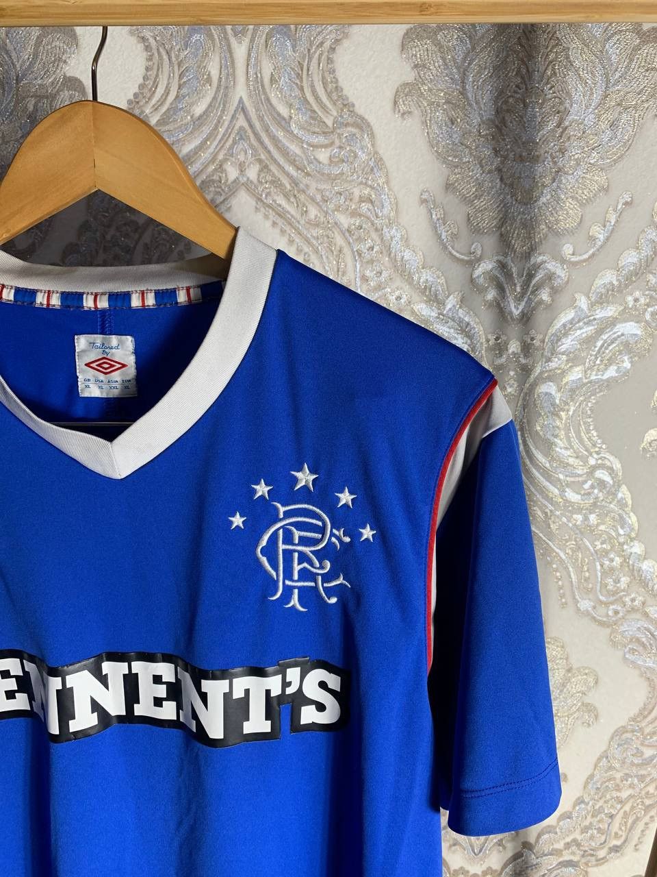 Umbro × Vintage VERY RARE UMBRO FC RANGERS SCOTLAND SOCCER JERSEY RETRO Y2K Size US XL / EU 56 / 4 - 2 Thumbnail