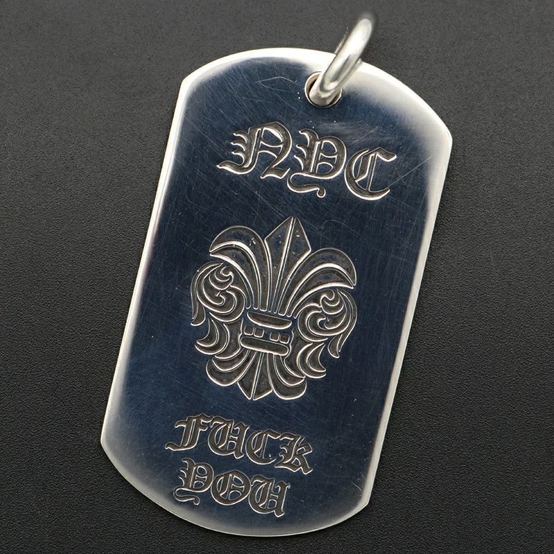 Chrome Hearts CHROME HEARTS NYC FUCK YOU DOG TAG LARGE Size ONE SIZE - 5 Thumbnail