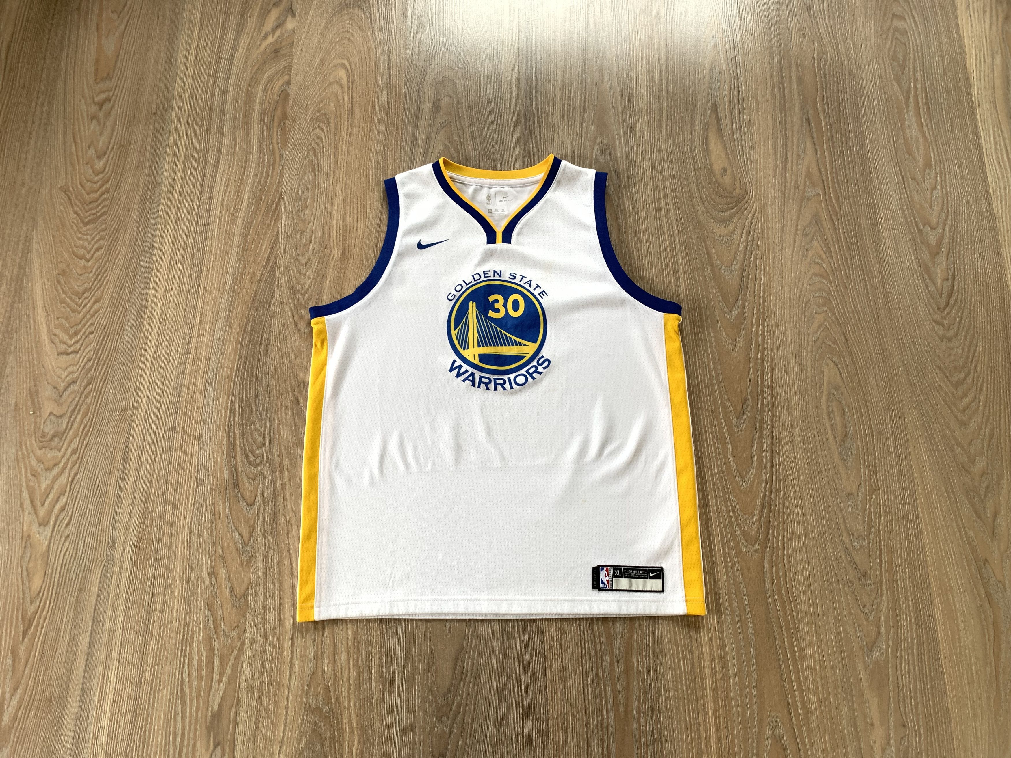 NBA × Nike × Vintage Nike NBA Golden State Warriors Stephen Curry #30 Jersey Size US XL / EU 56 / 4 - 1 Thumbnail