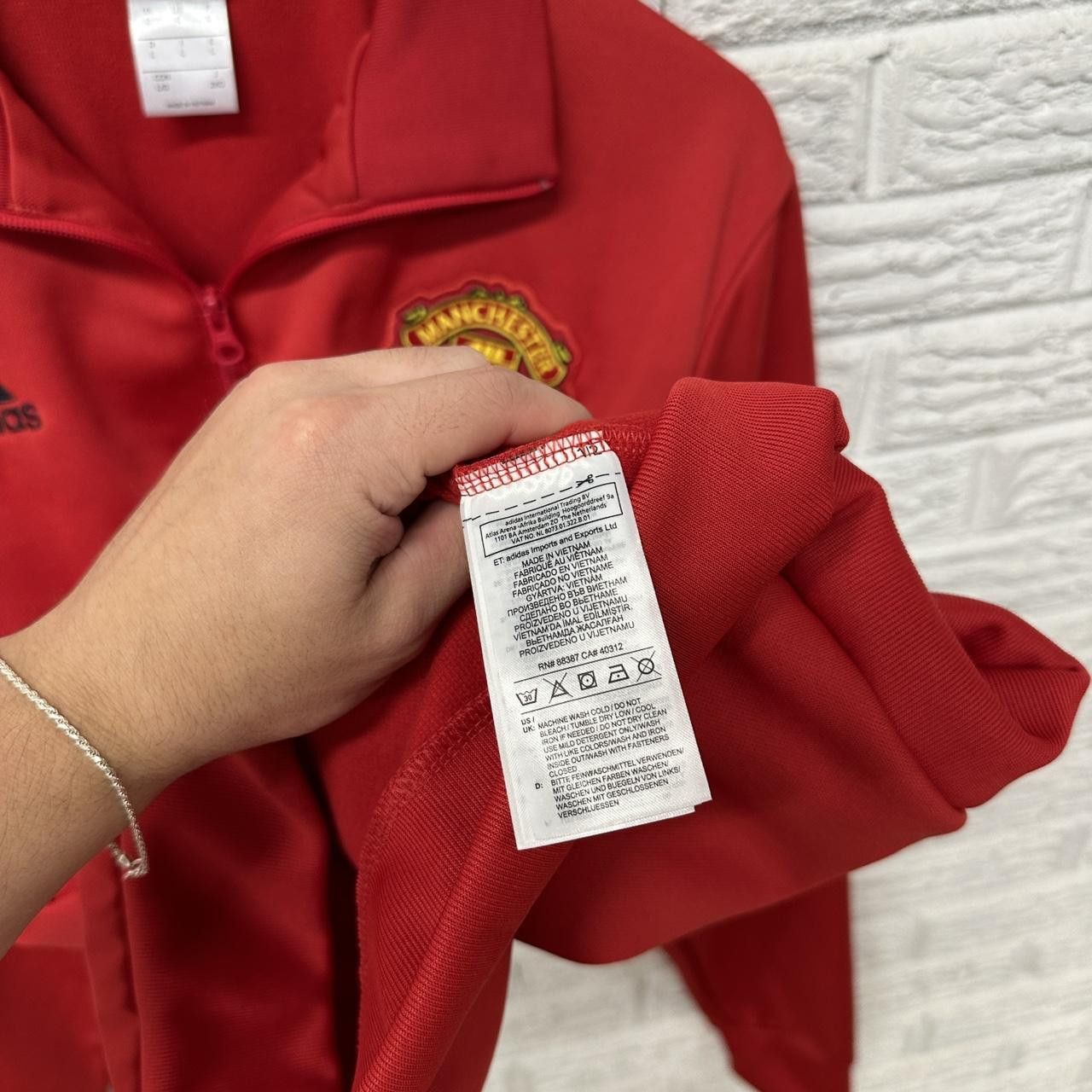 Adidas Adidas Y2K Manchester United Zip Up Jacket Large Size US L / EU 52-54 / 3 - 6 Thumbnail
