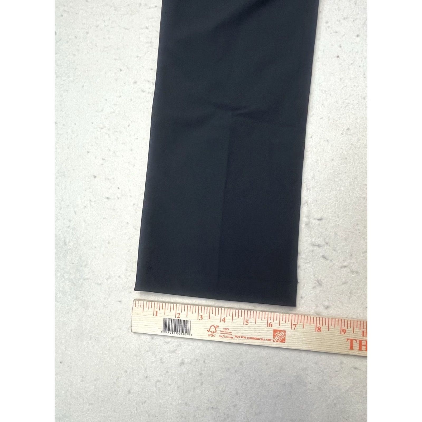 Vintage Greg Norman Men's Pants Classic Fit Black 32x29 Flat Front Stretch Pocket 2 Front Slit 2 Back Button Closure Casual Modern Style Size US 32 / EU 48 - 6 Thumbnail